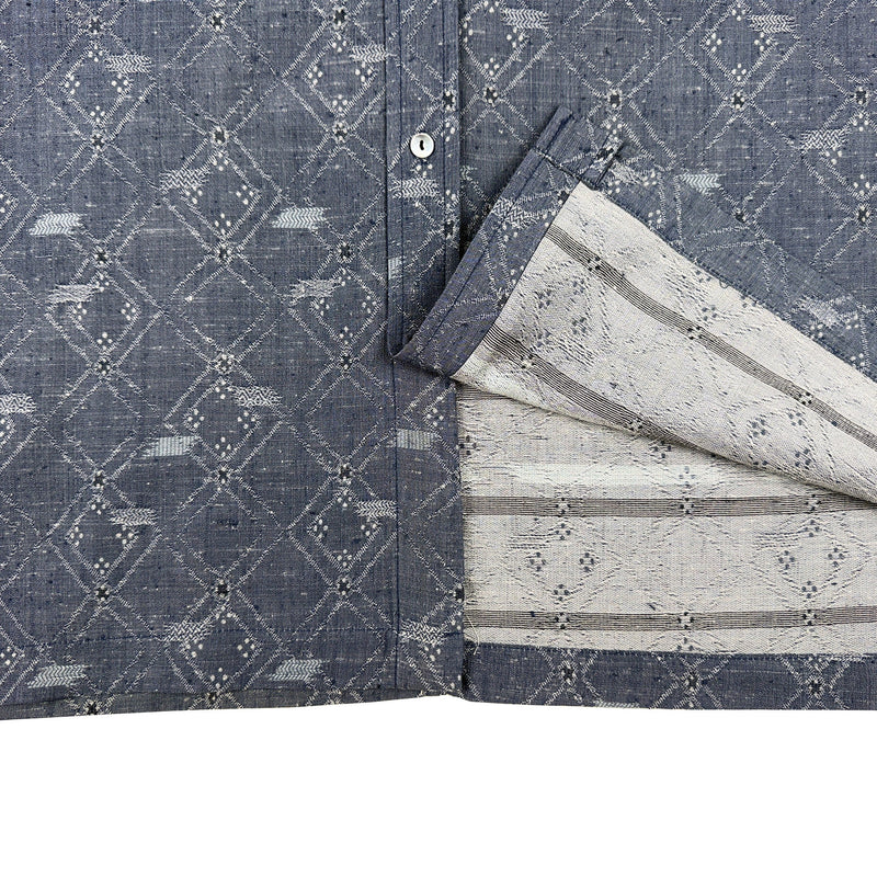 着物長袖シャツ メンズ L LSVN-L48-zoom-