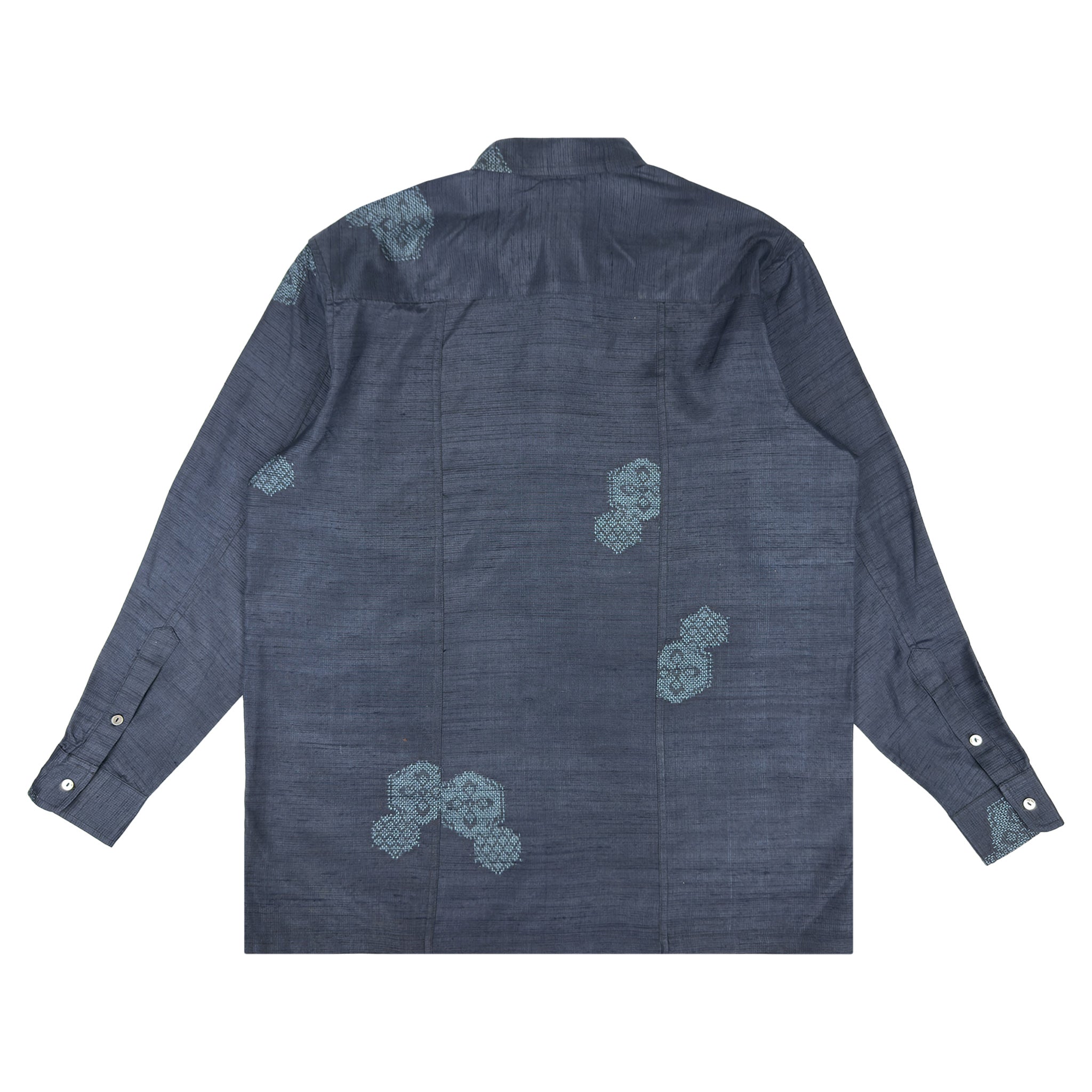 着物長袖シャツ メンズ L LSVN-L50-zoom-2