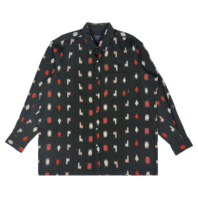 Camisa de manga larga Kimono, talla XL [LSVN-XL51]-zoom-