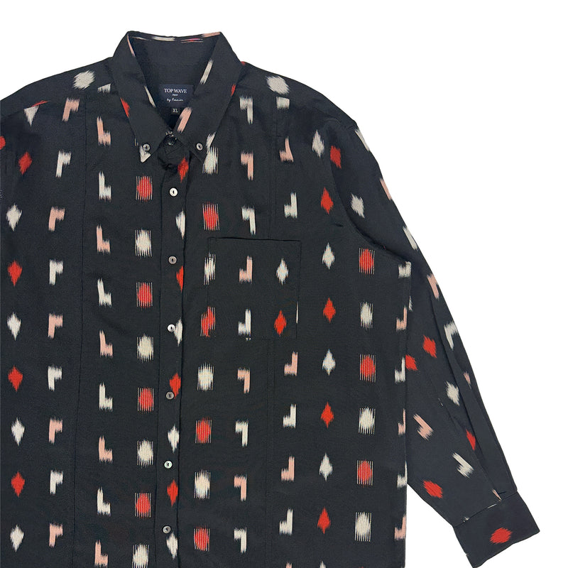 Camisa de manga larga Kimono, talla XL [LSVN-XL51]-zoom-