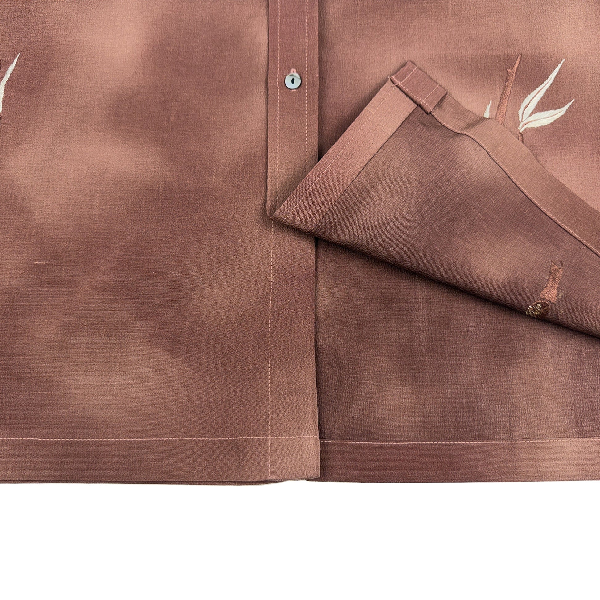 着物長袖シャツ メンズ L LSVN-L53-5