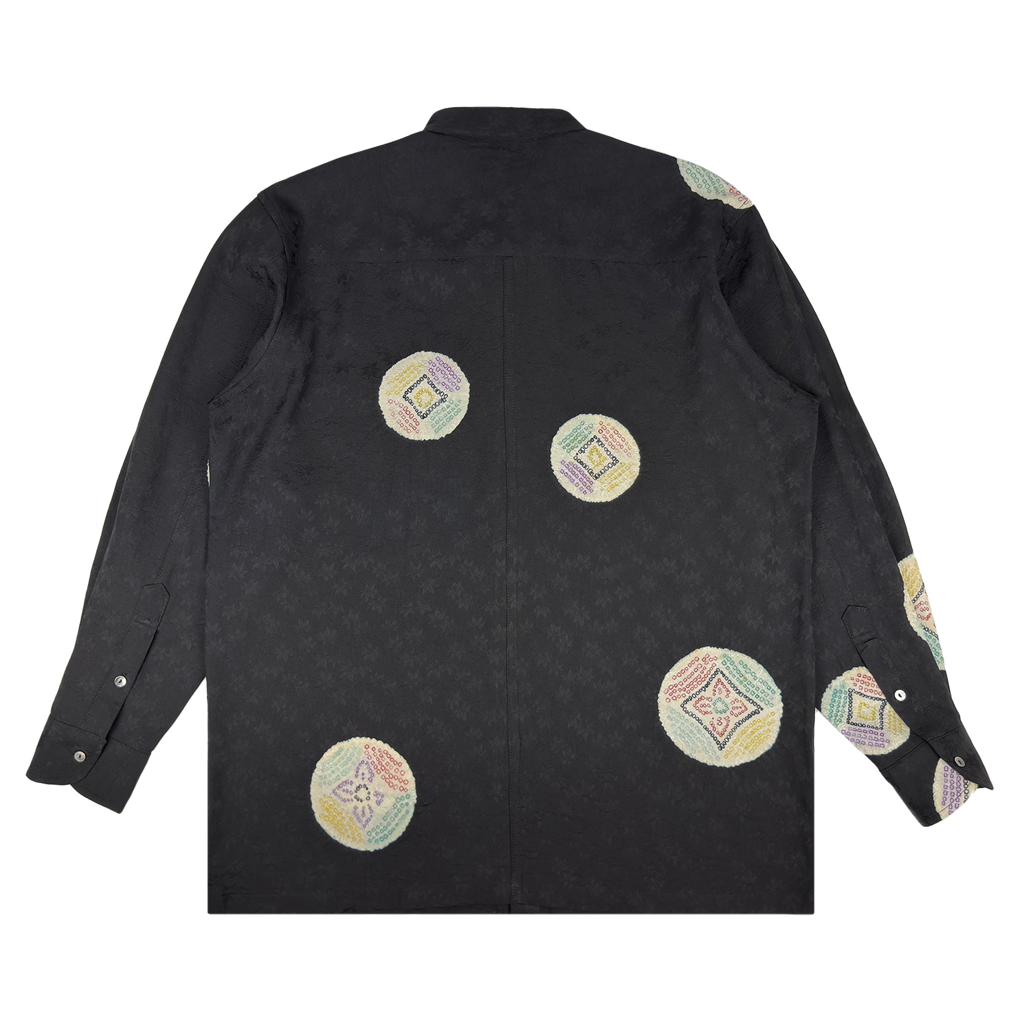 着物長袖シャツ メンズ L LSVN-L54-zoom-2