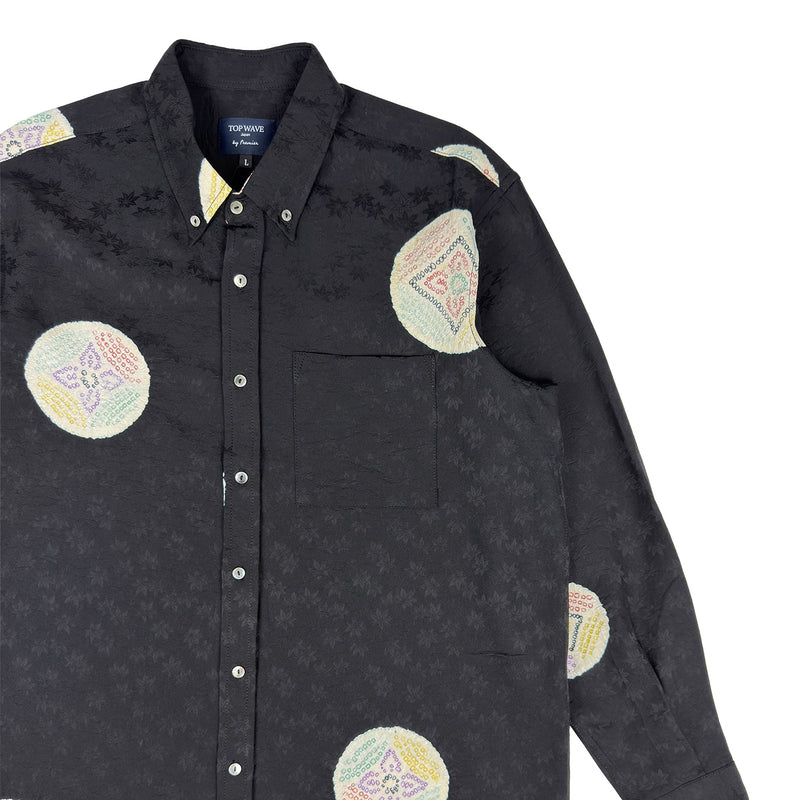 着物長袖シャツ メンズ L LSVN-L54-zoom-