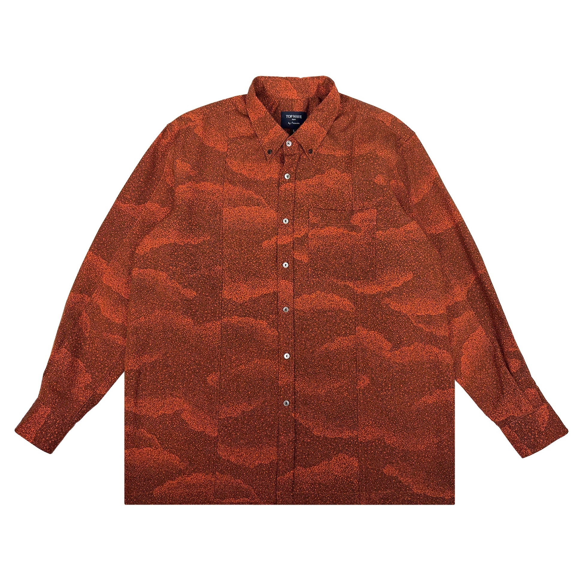 着物長袖シャツ メンズ L LSVN-L56-1