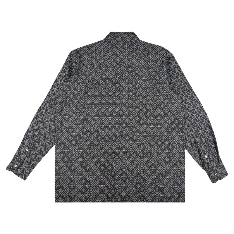 着物長袖シャツ メンズ L LSVN-L58-zoom-