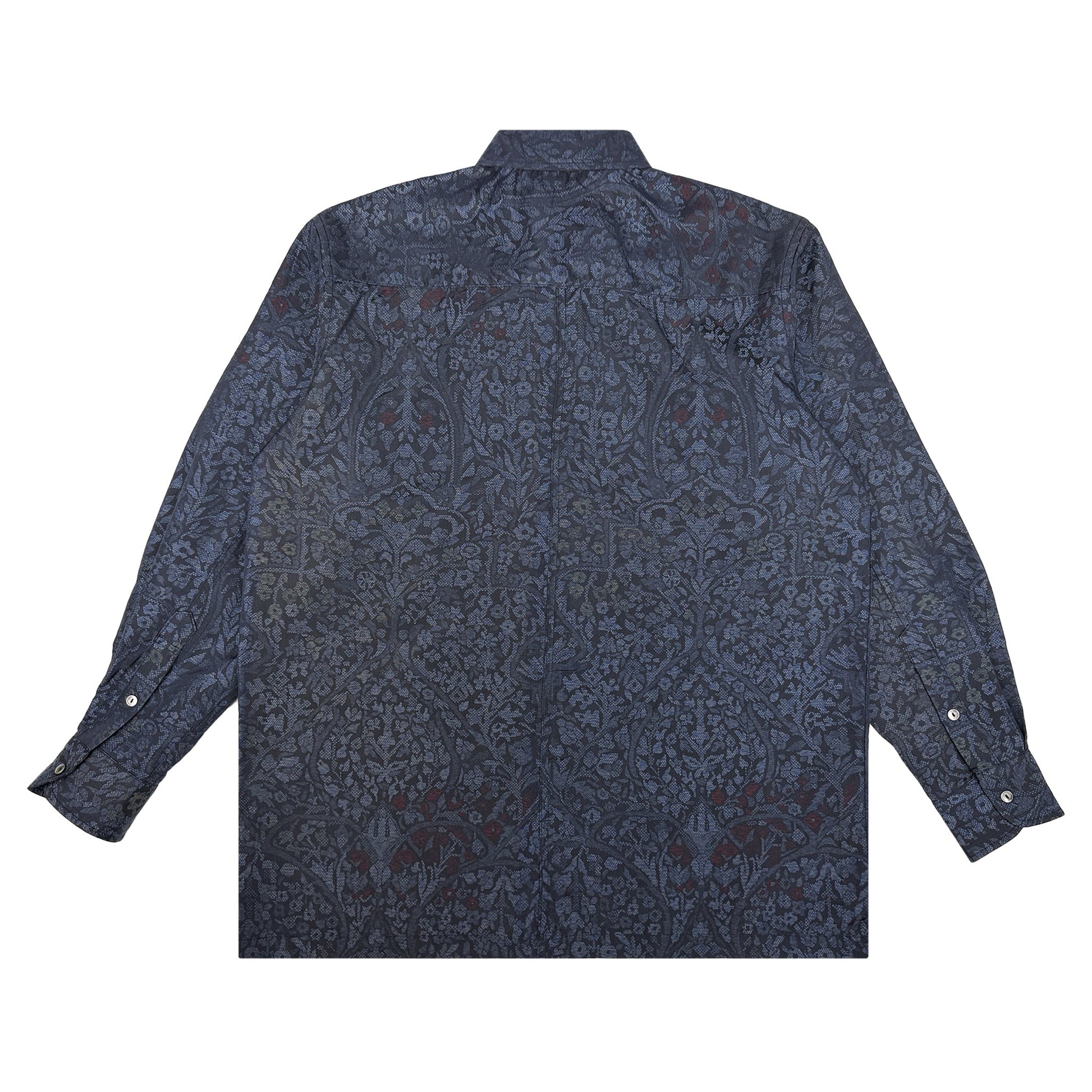 着物長袖シャツ メンズ L LSVN-L60-2