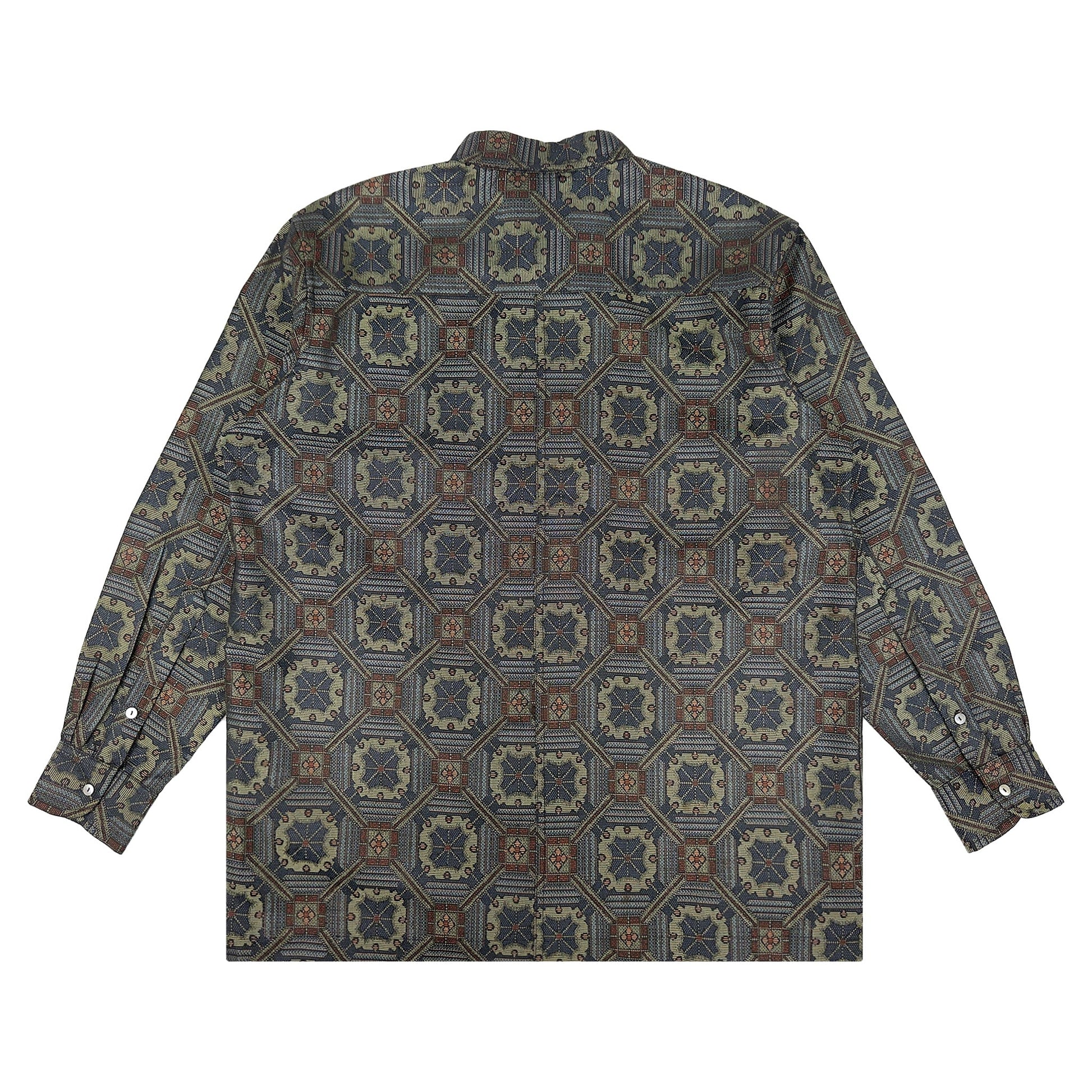 着物長袖シャツ メンズ L LSVN-L62-2