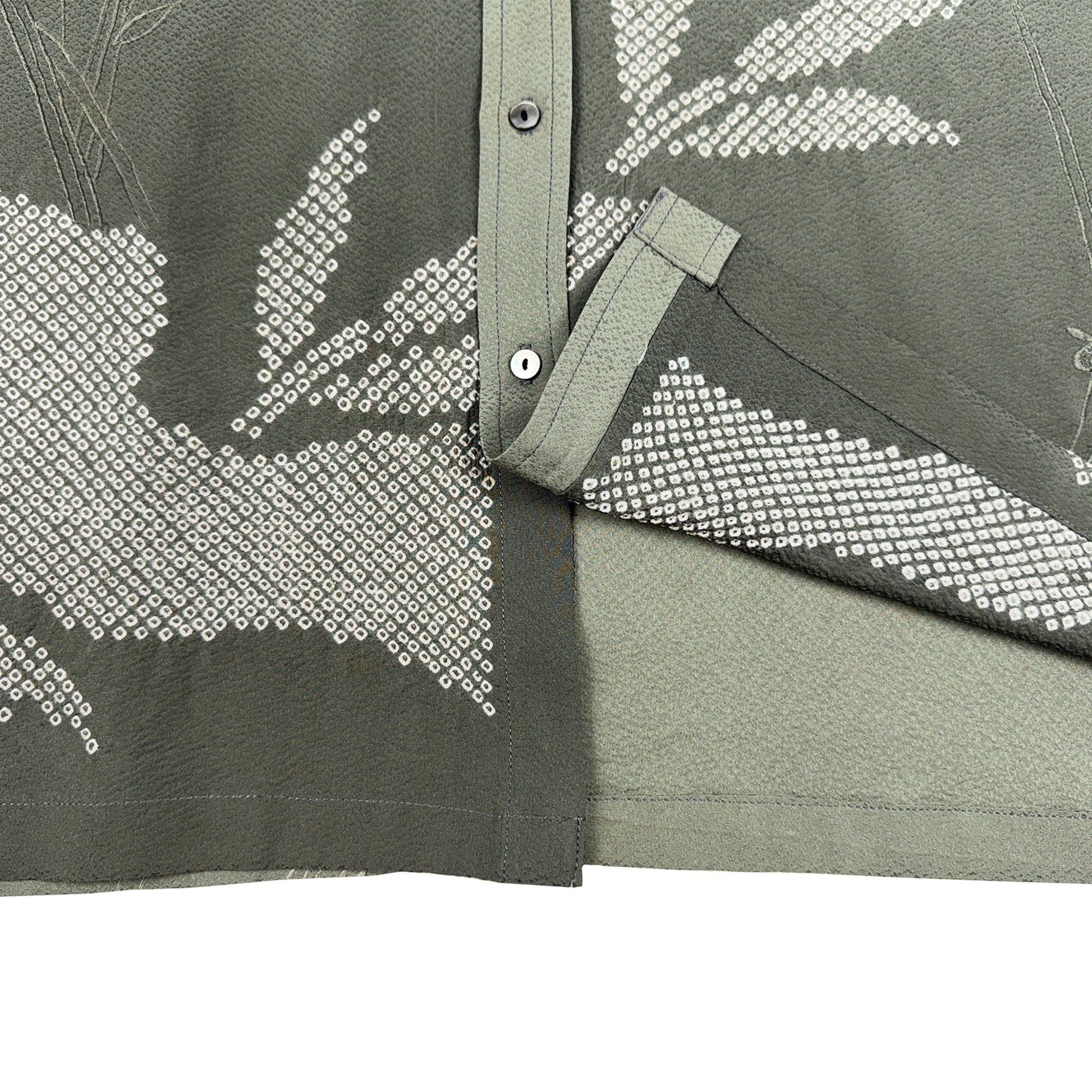 着物長袖シャツ メンズ L LSVN-L67-5