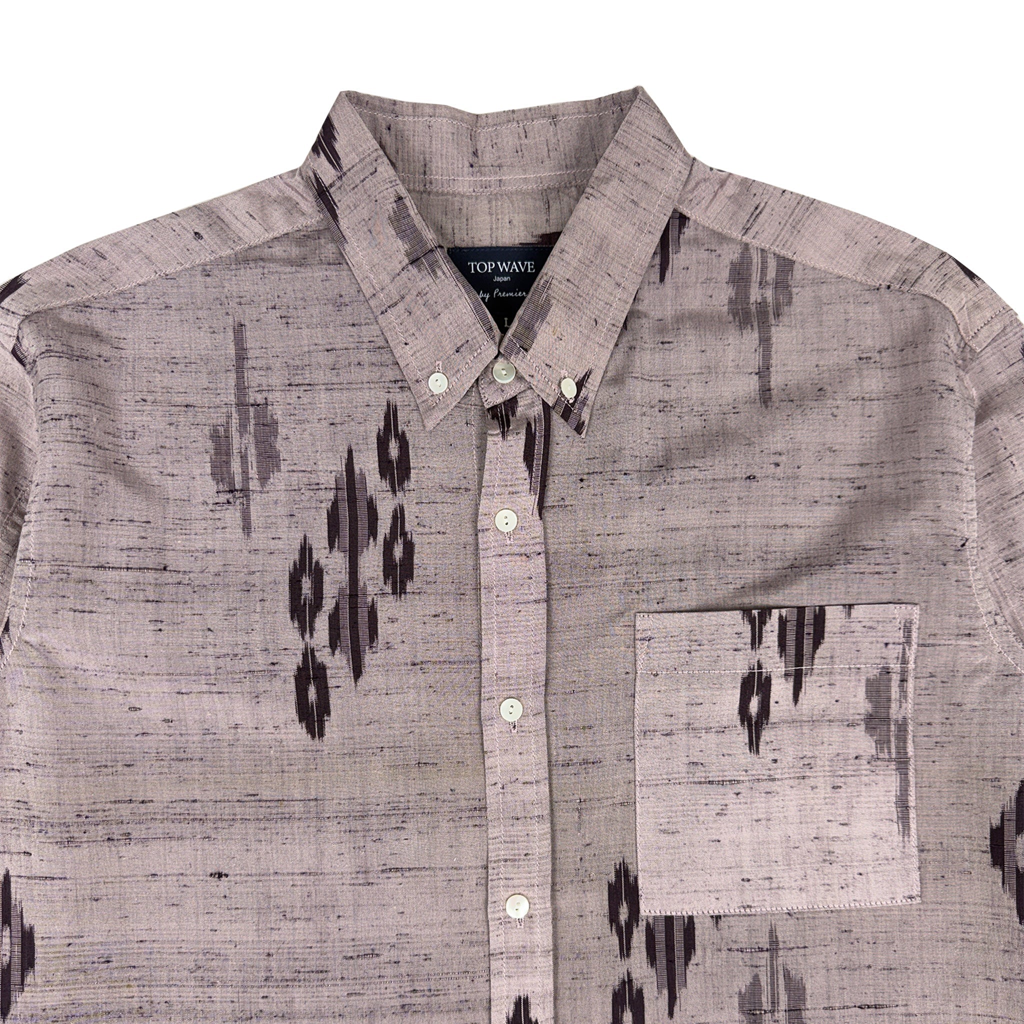 着物長袖シャツ メンズ L LSVN-L69-zoom-3