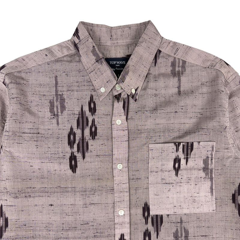 着物長袖シャツ メンズ L LSVN-L69-zoom-