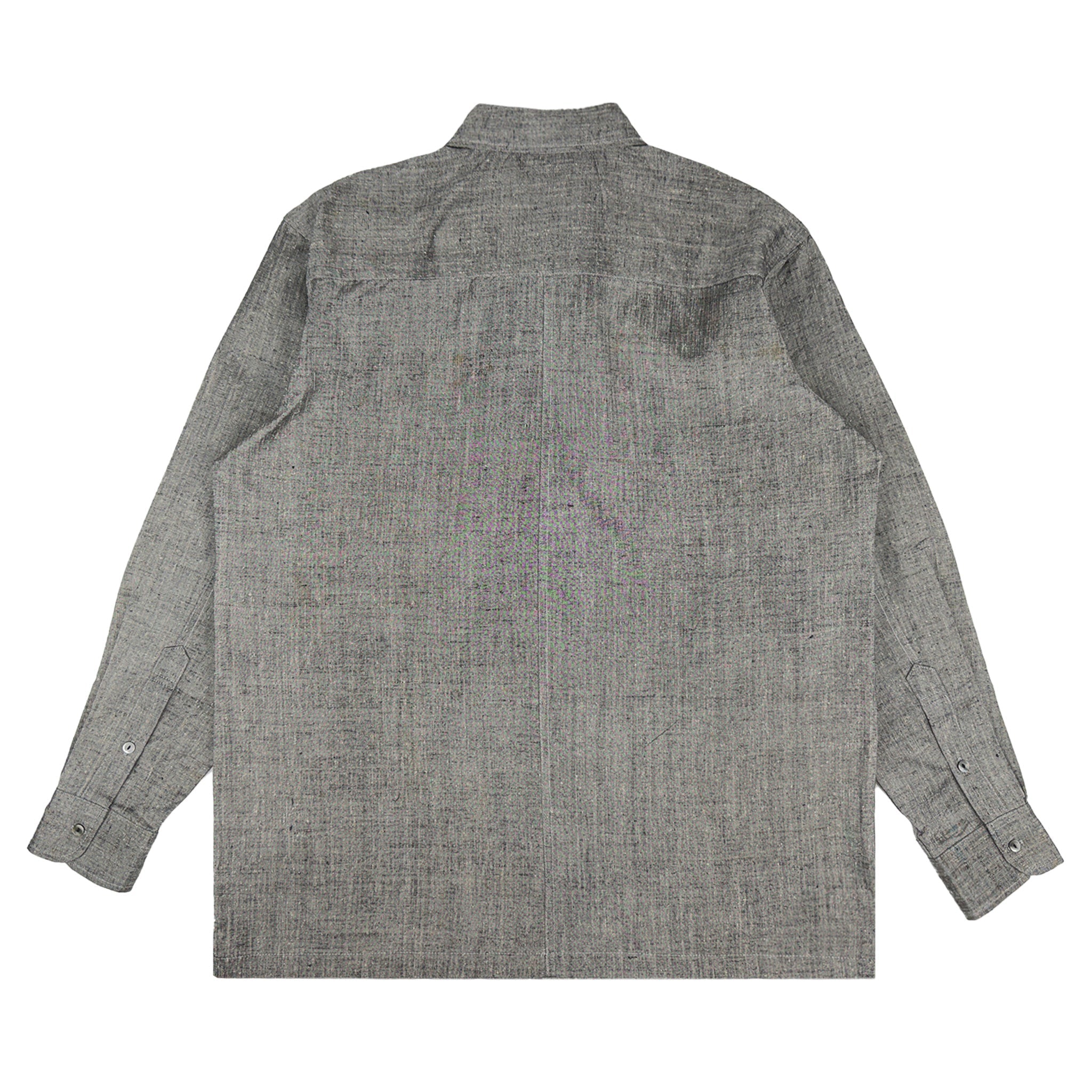 着物長袖シャツ メンズ L LSVN-L70-zoom-2