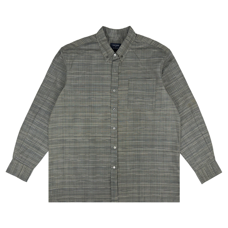 着物長袖シャツ メンズ L LSVN-L72-zoom-