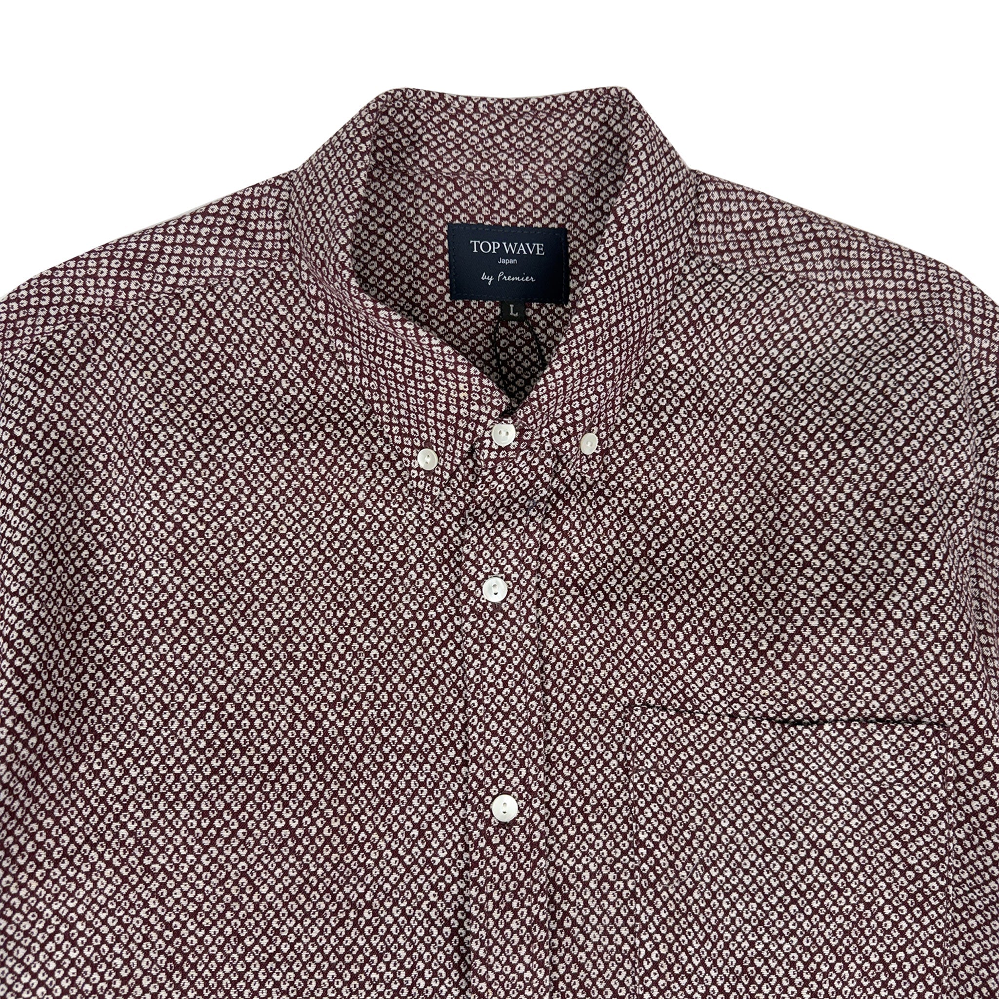 着物長袖シャツ メンズ L LSVN-L73-zoom-3