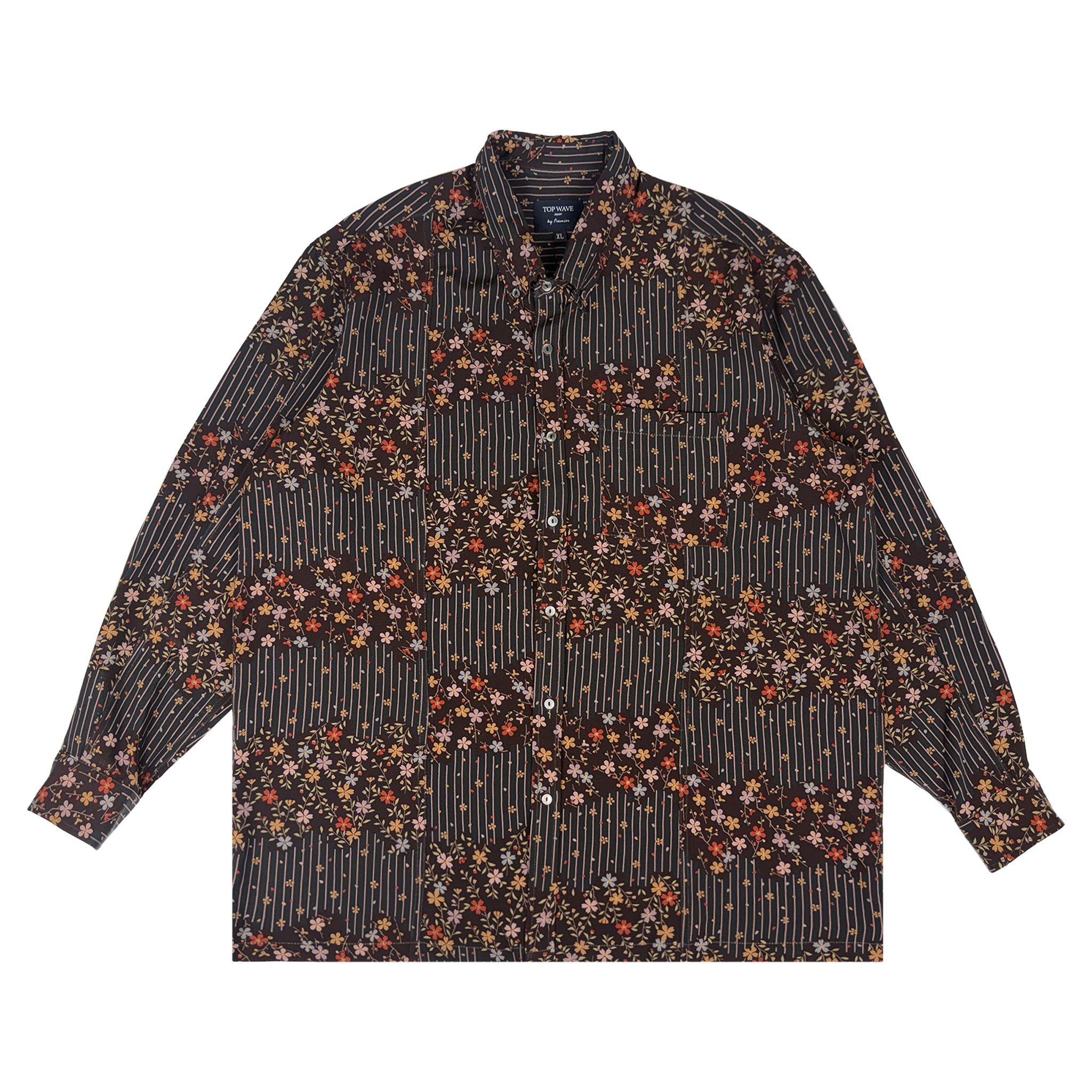 Camisa de manga larga Kimono Talla XL [LSVN-XL76]-zoom-1