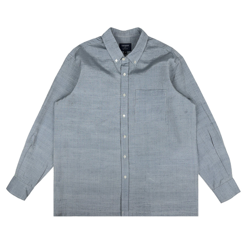 着物長袖シャツ メンズ L LSVN-L76-zoom-