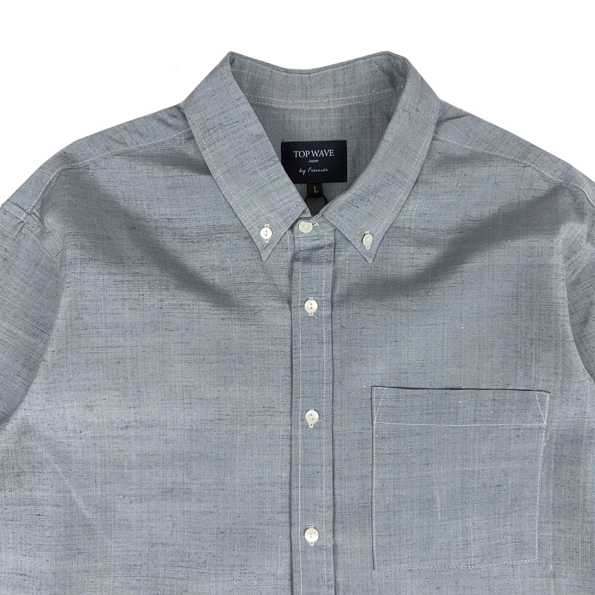 着物長袖シャツ メンズ L LSVN-L76-zoom-3