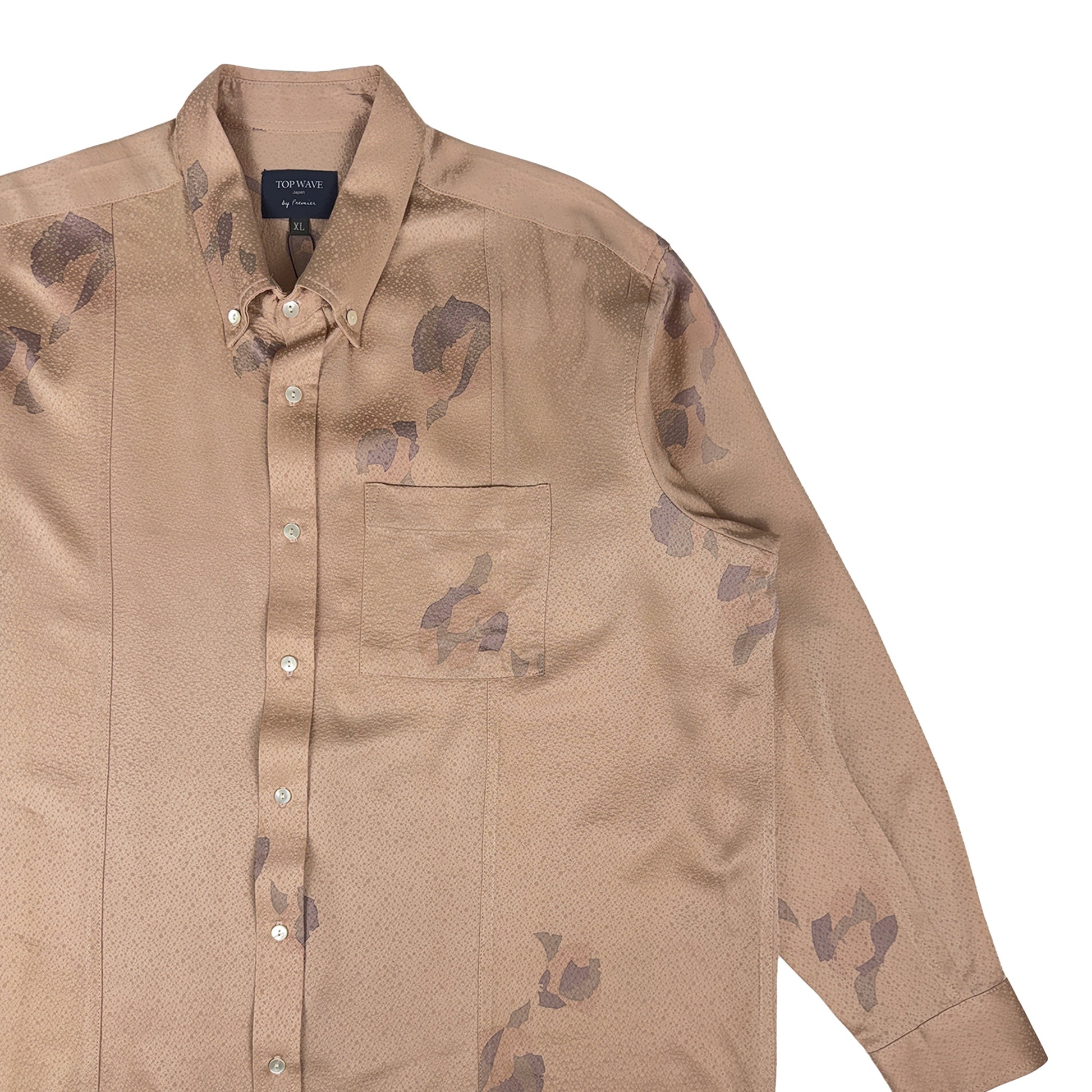Camisa de manga larga Kimono, talla XL [LSVN-XL78]-4