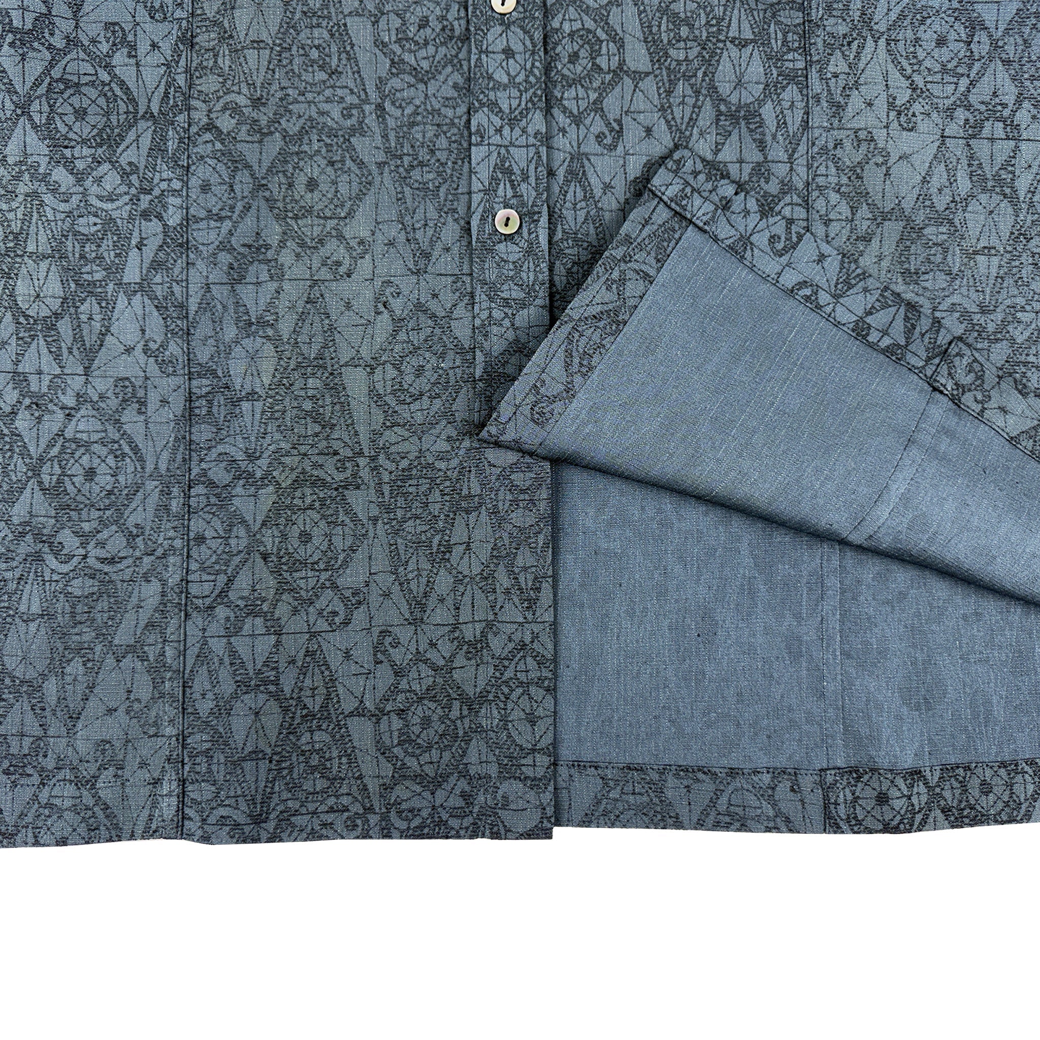 着物長袖シャツ メンズ L LSVN-L81-zoom-5