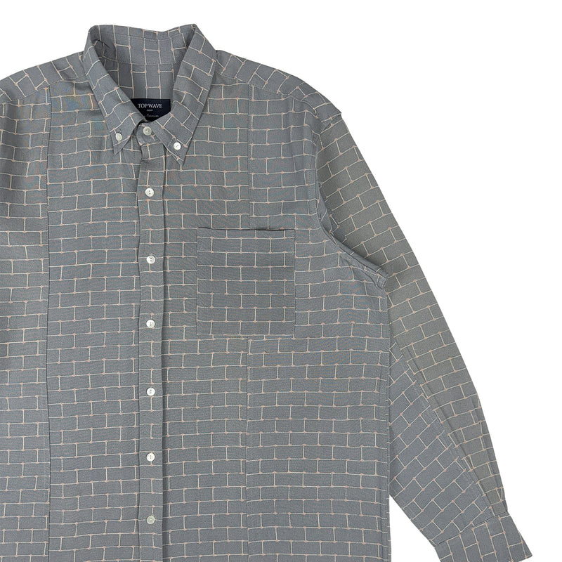 着物長袖シャツ メンズ L LSVN-L82-zoom-