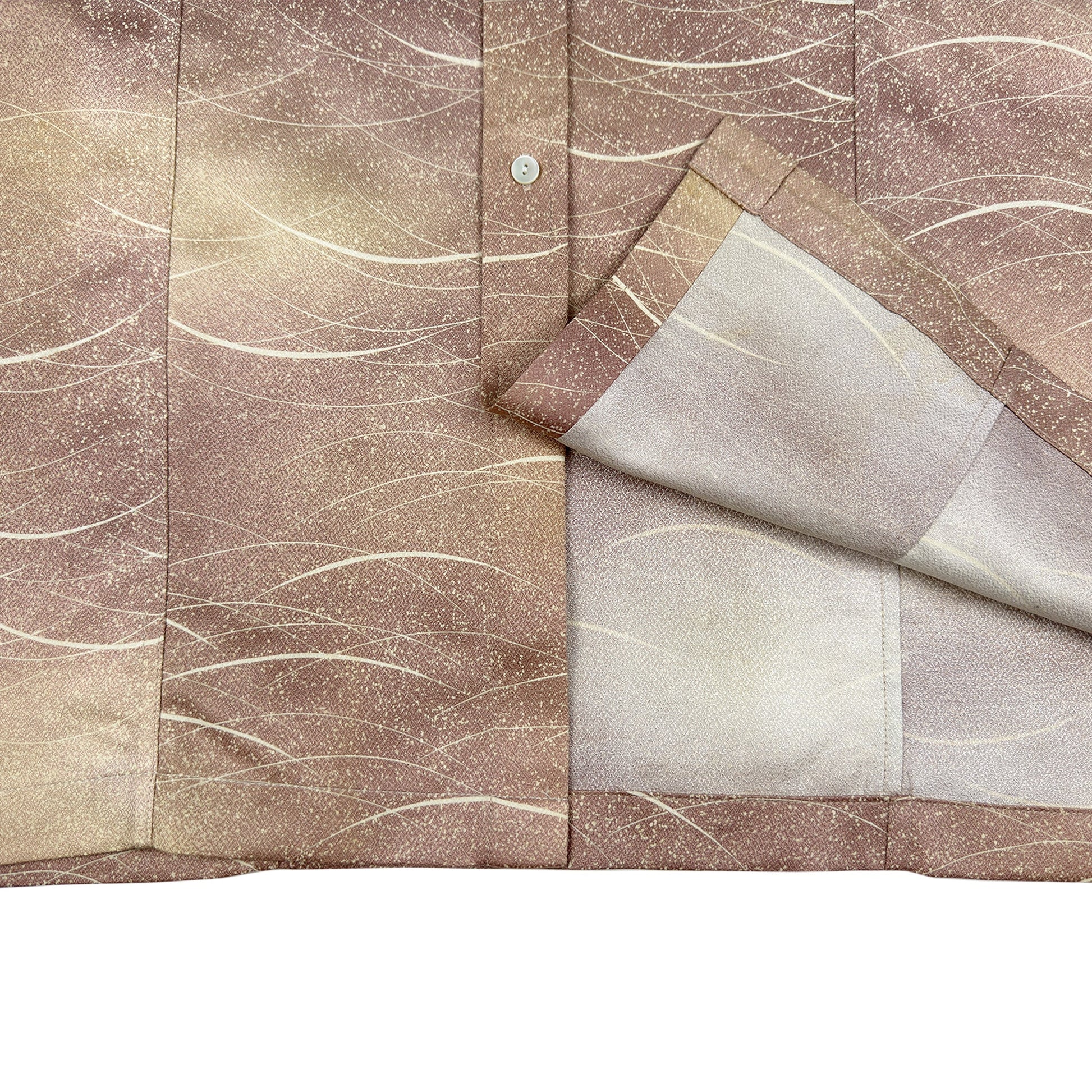 着物長袖シャツ メンズ L LSVN-L83-5