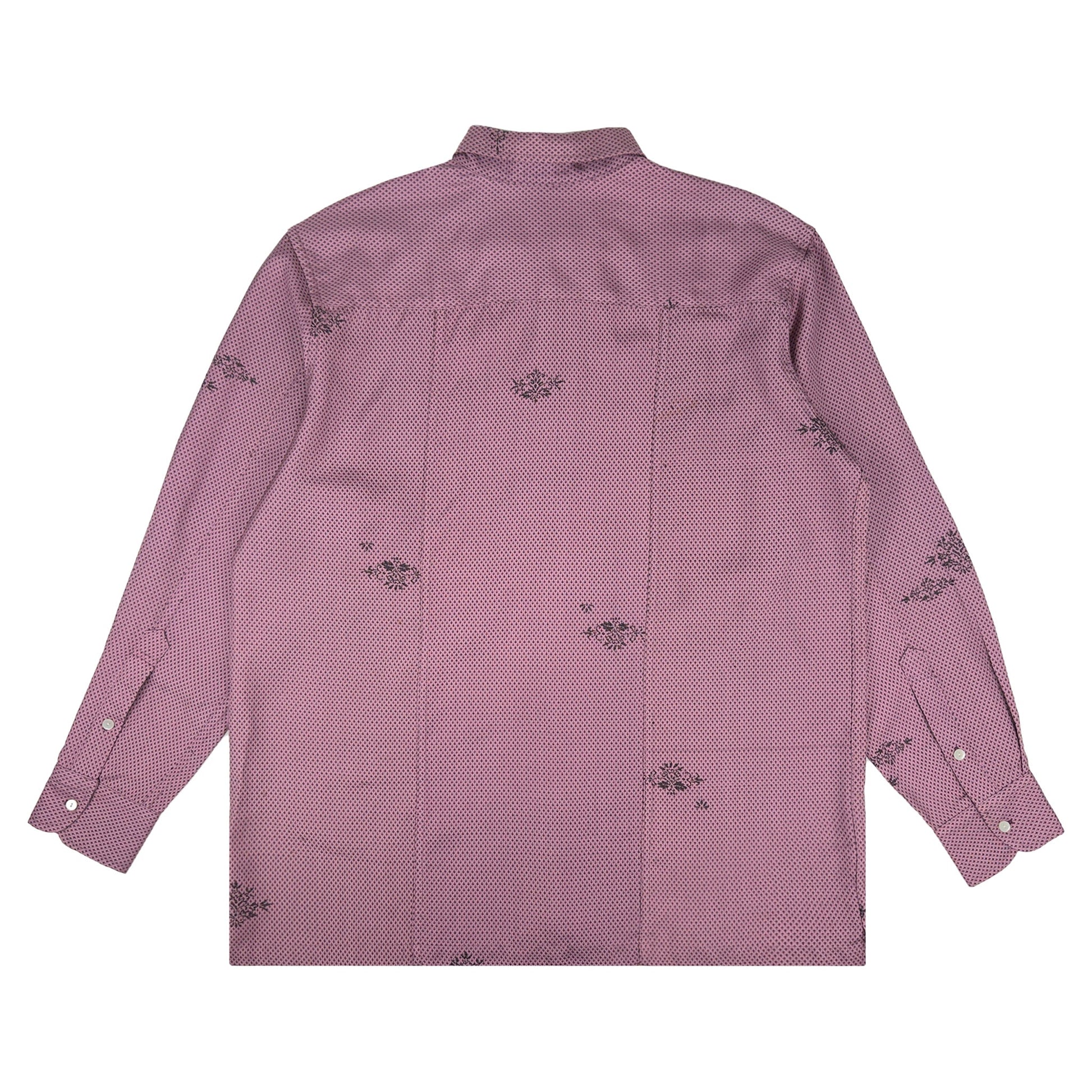 着物長袖シャツ メンズ L LSVN-L84-2