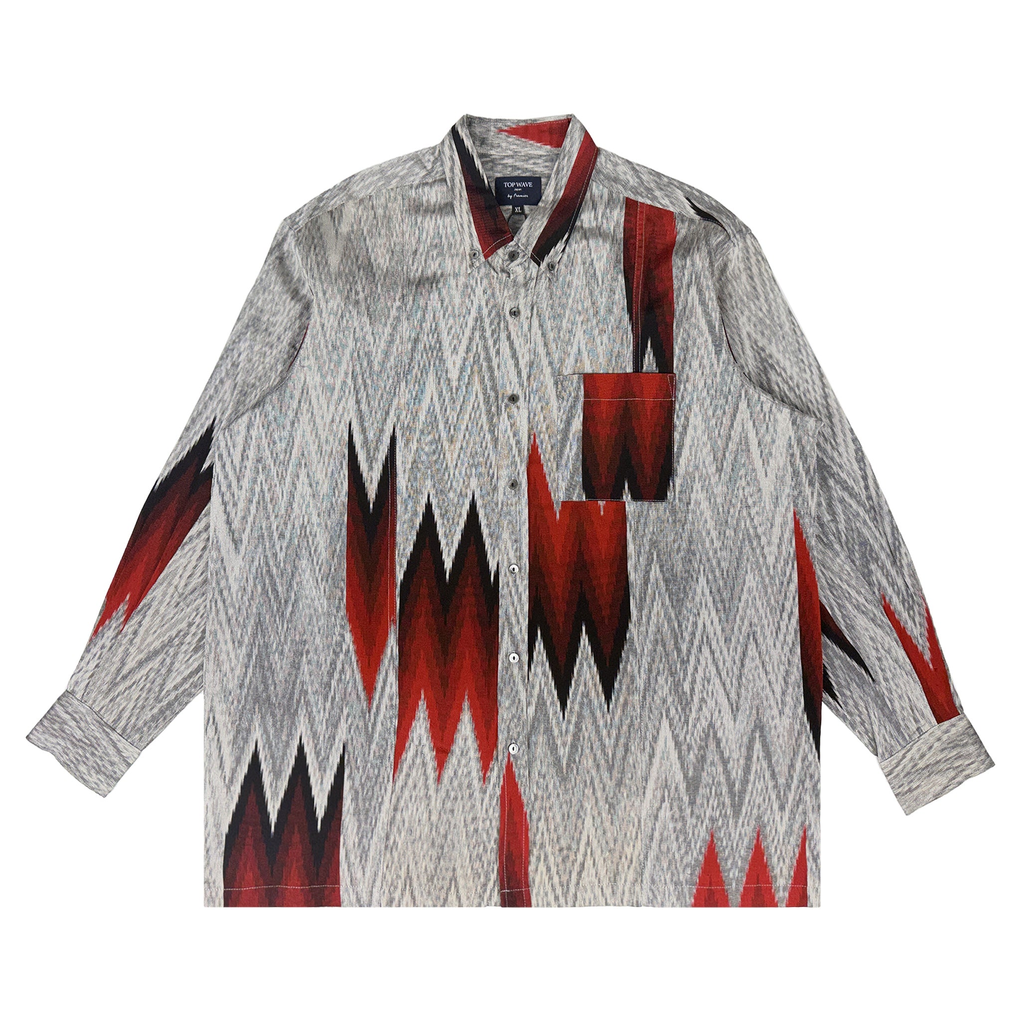 Camisa de manga larga Kimono, talla XL [LSVN-XL85]-zoom-1