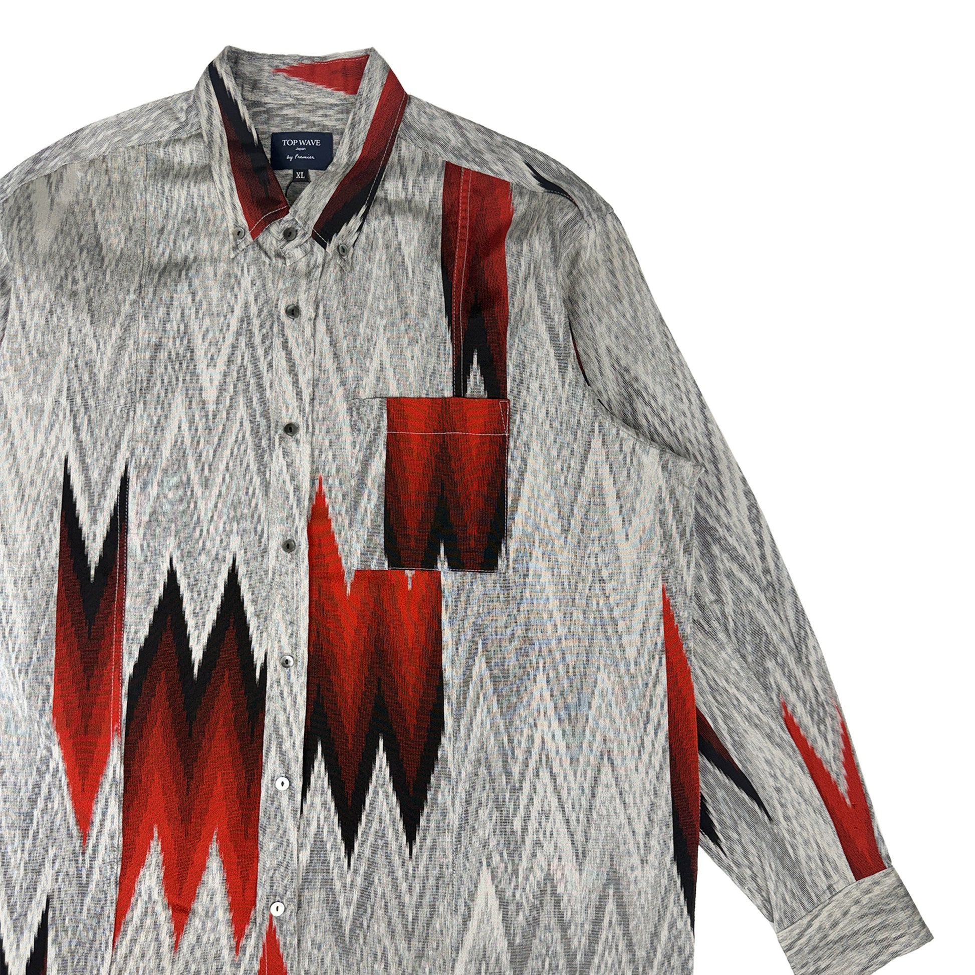 Camisa de manga larga Kimono, talla XL [LSVN-XL85]-3