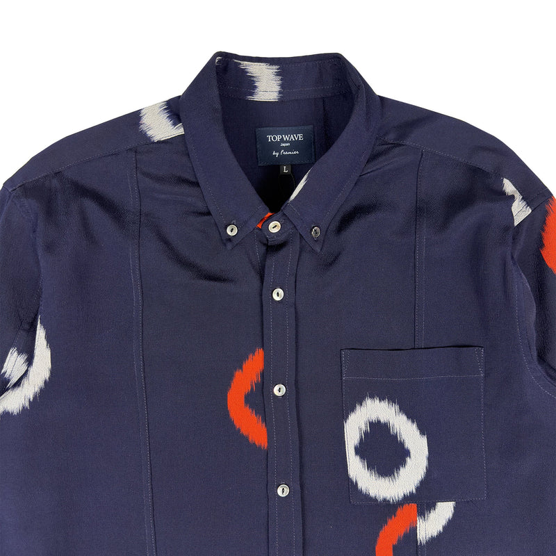 着物長袖シャツ メンズ L LSVN-L86-zoom-