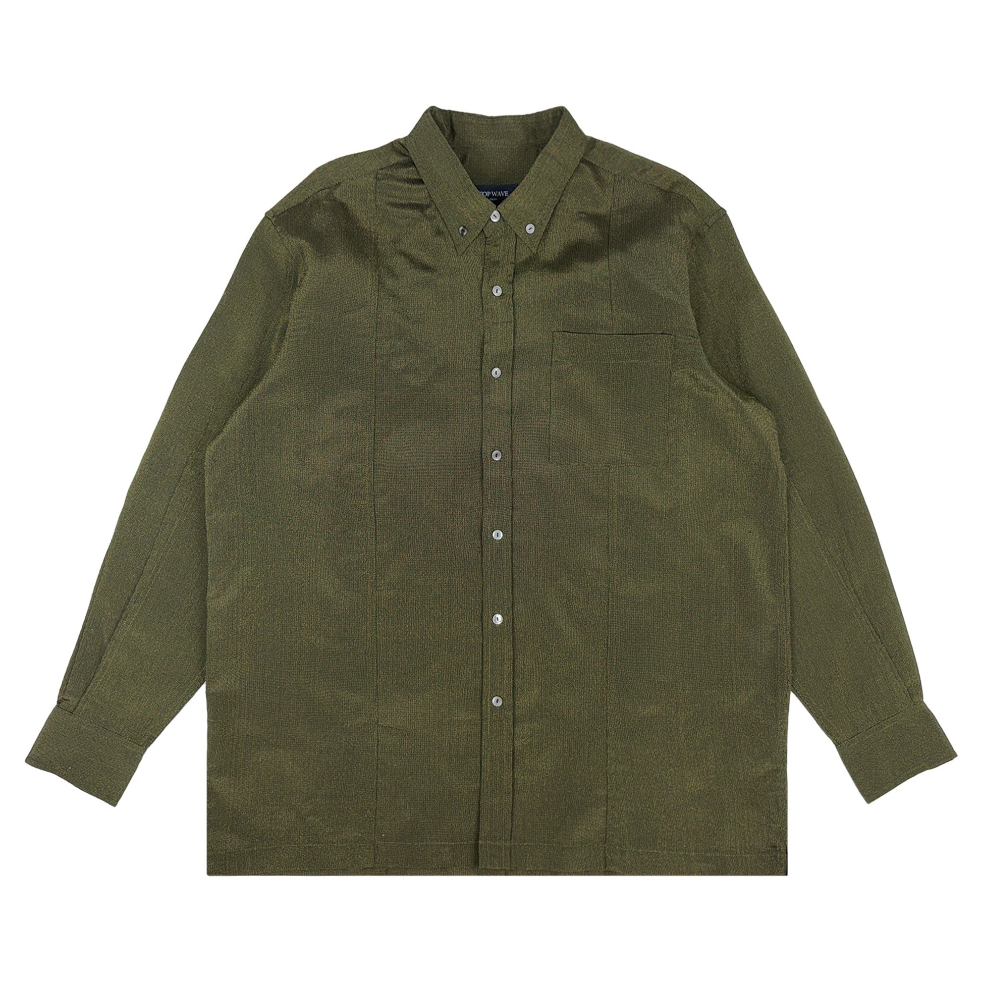 着物長袖シャツ メンズ L LSVN-L89-1