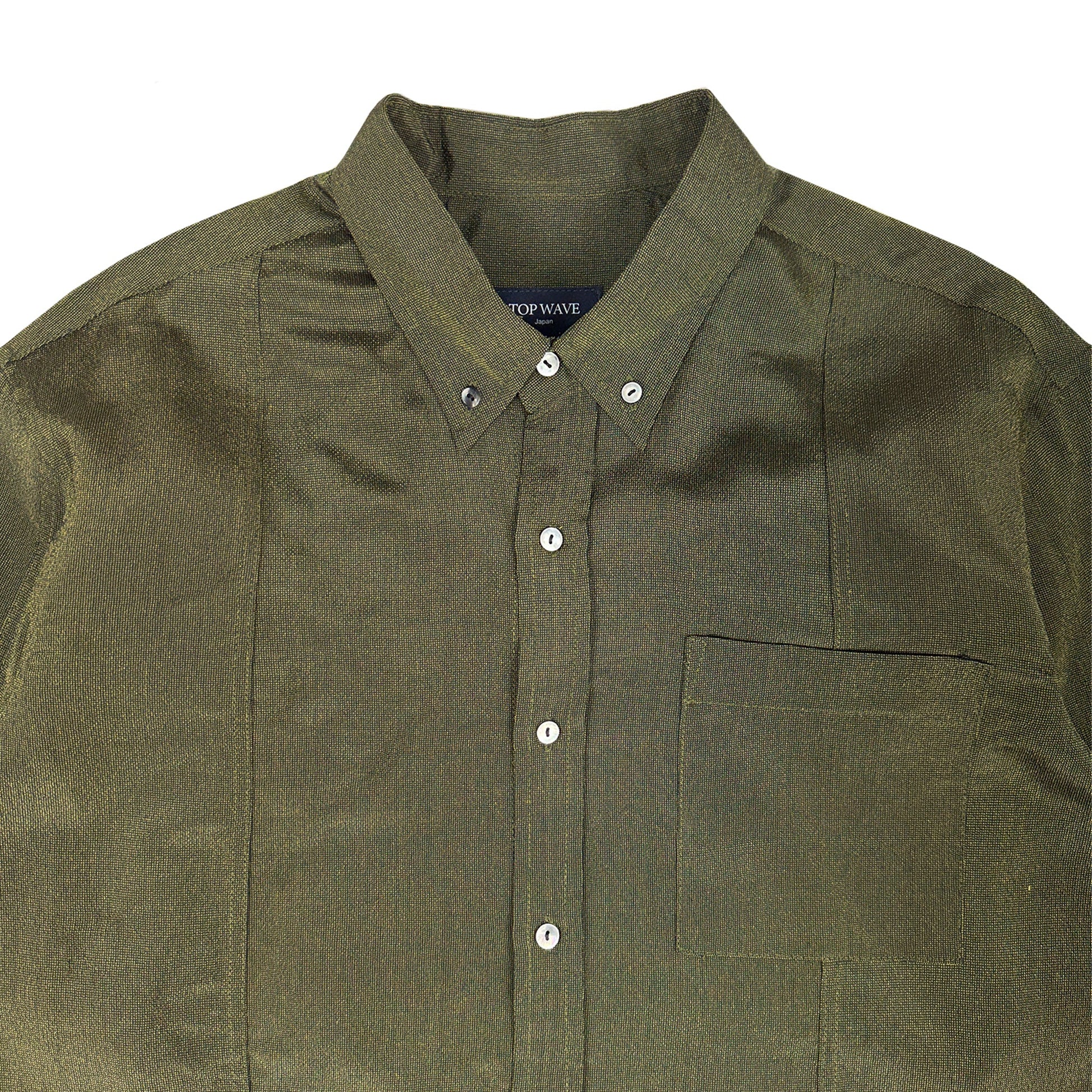 着物長袖シャツ メンズ L LSVN-L89-3