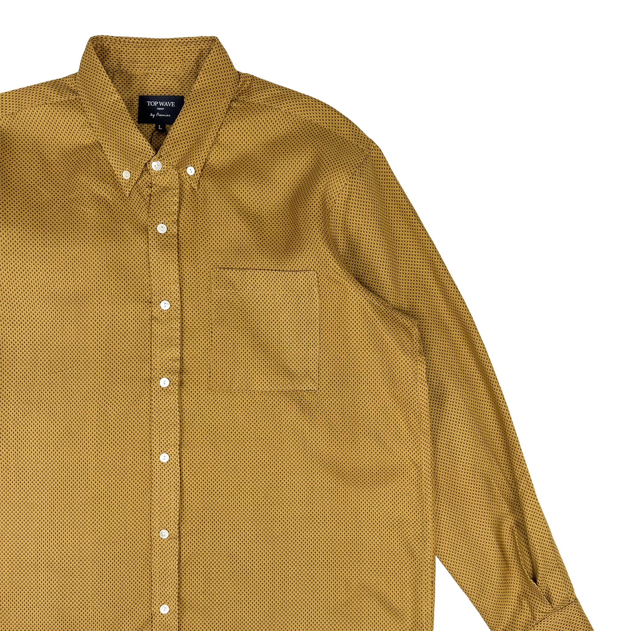 着物長袖シャツ メンズ L LSVN-L90-zoom-4