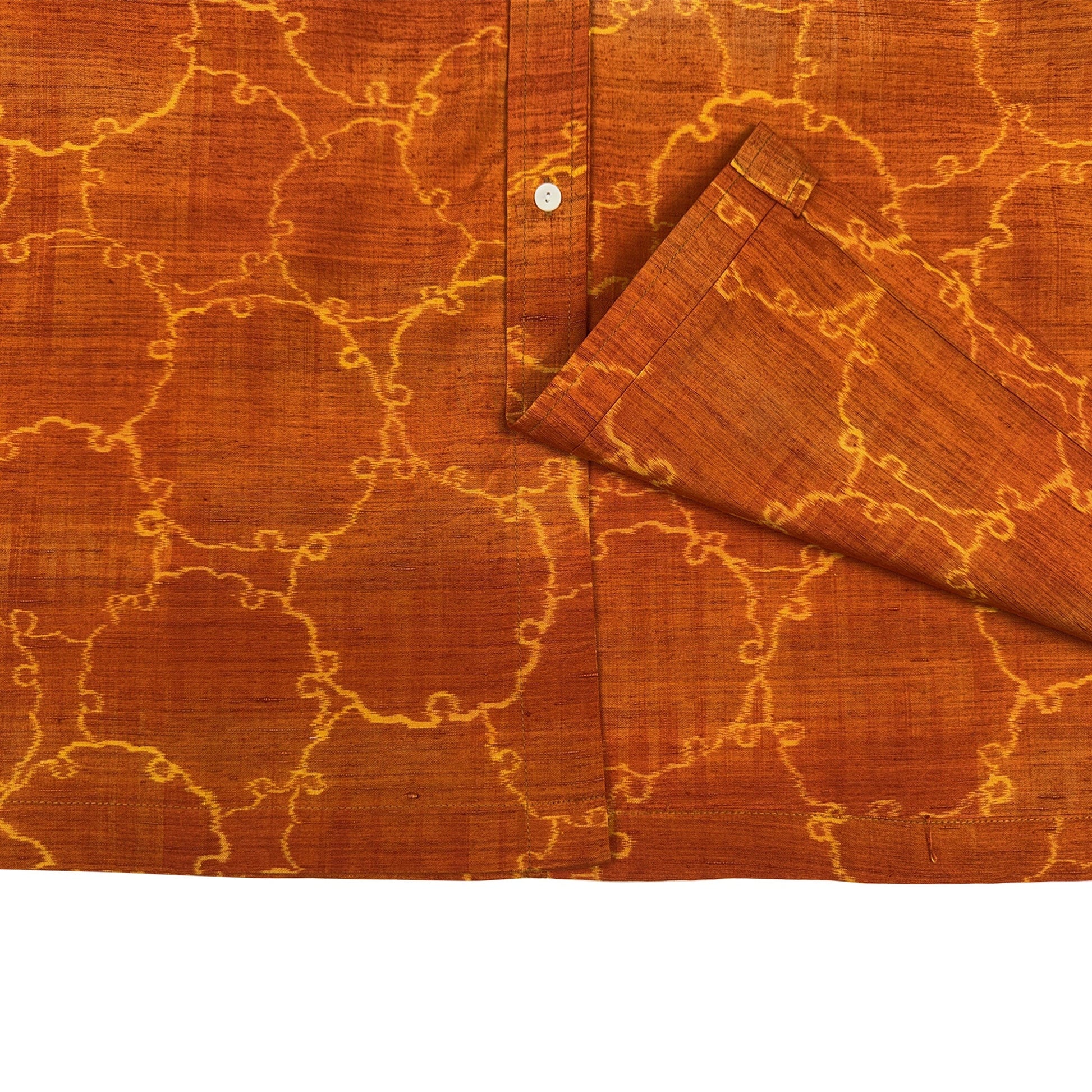 着物長袖シャツ メンズ L LSVN-L91-5