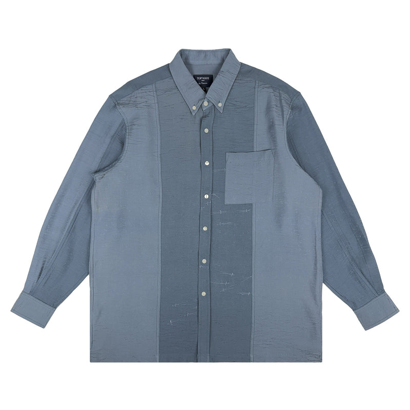 着物長袖シャツ メンズ L LSVN-L92-zoom-