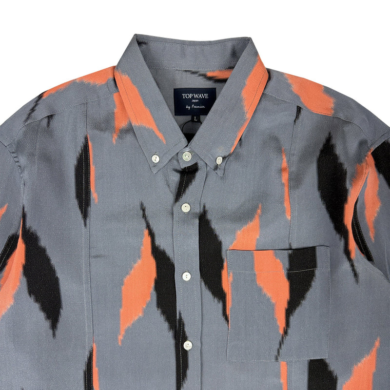 着物長袖シャツ メンズ L LSVN-L93-zoom-