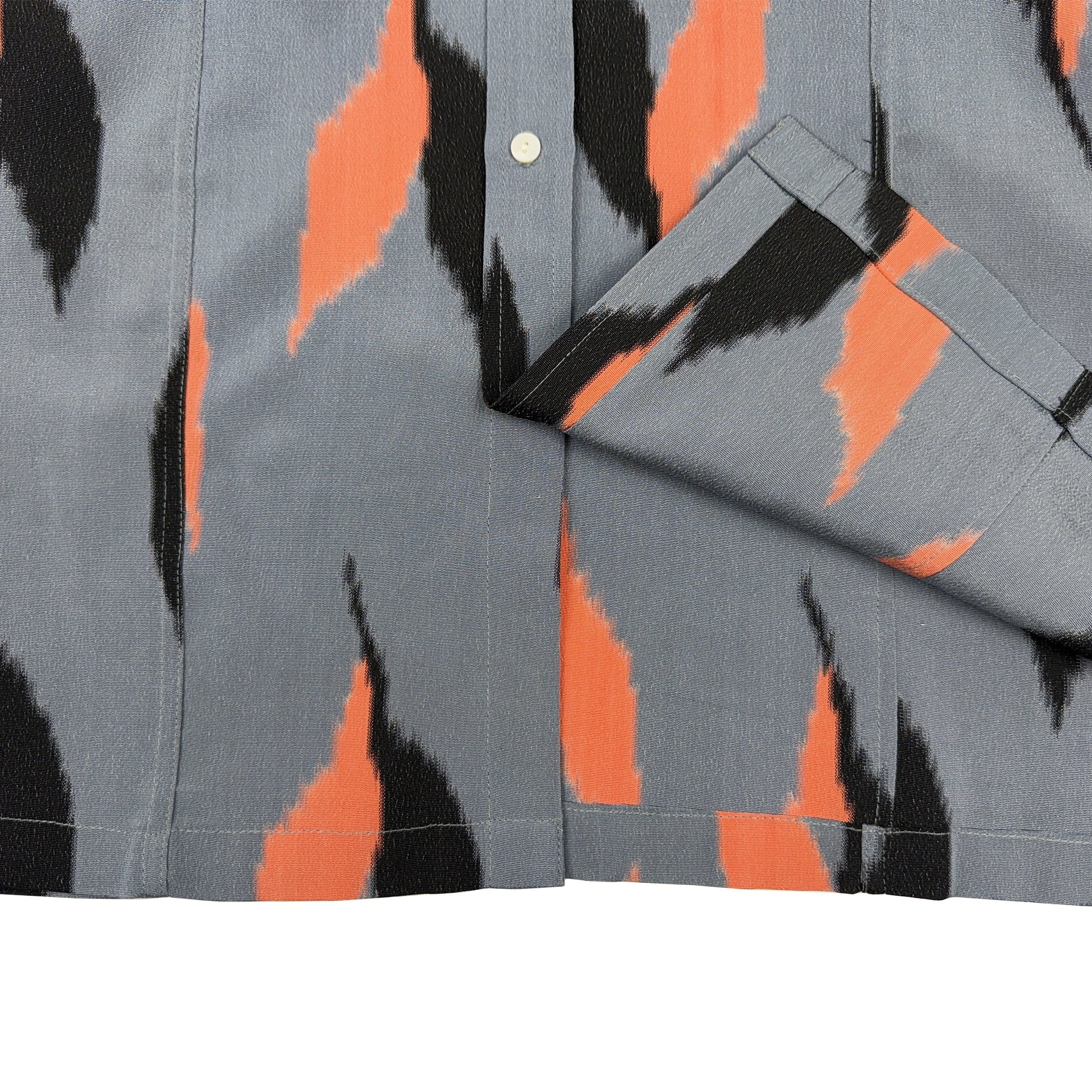 着物長袖シャツ メンズ L LSVN-L93-5