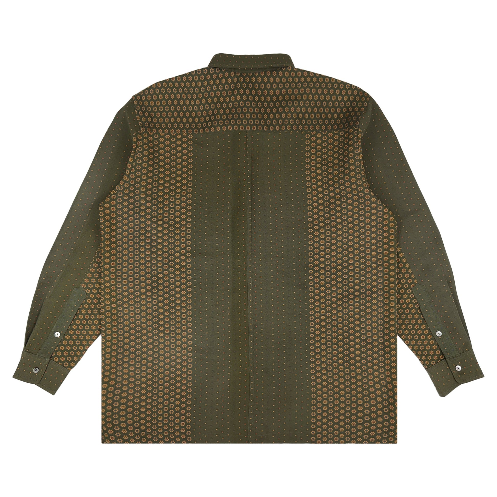 着物長袖シャツ メンズ L LSVN-L94-2