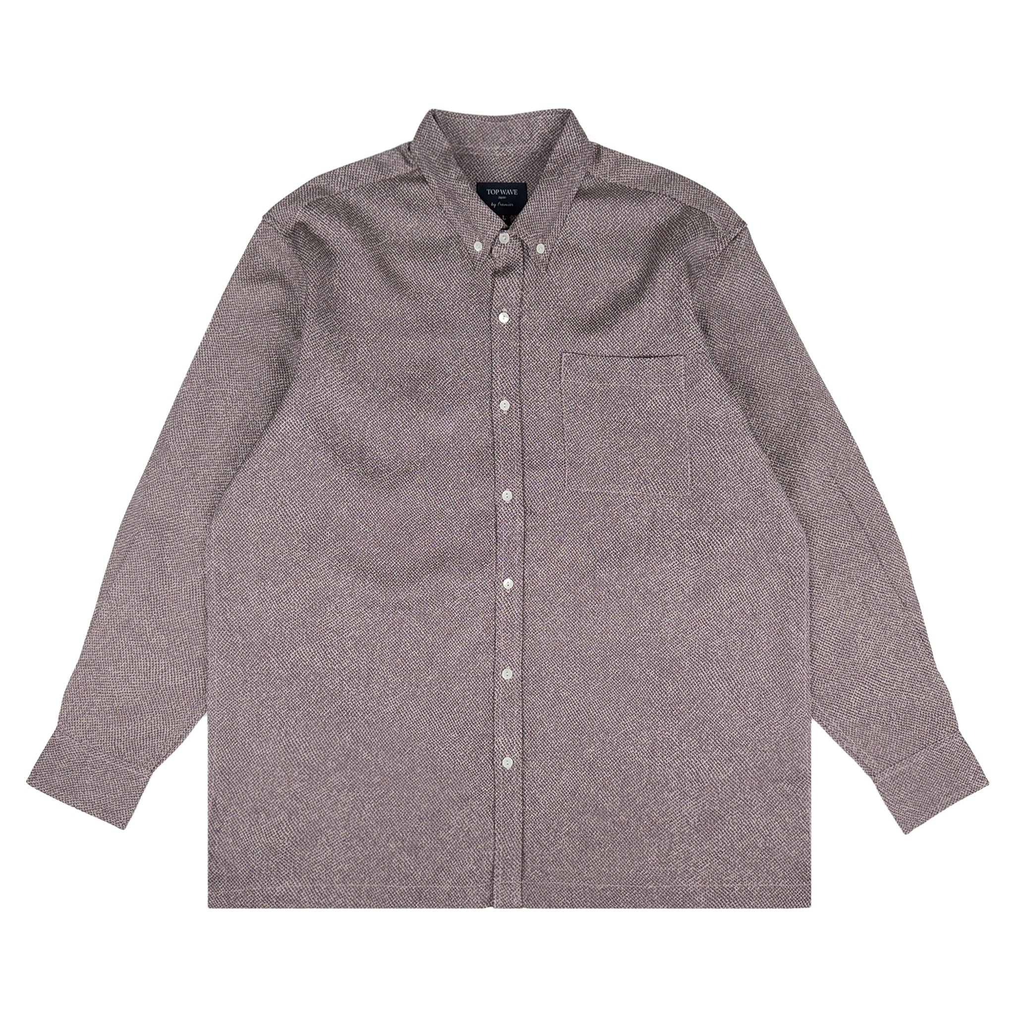 着物長袖シャツ メンズ L LSVN-L95-zoom-1