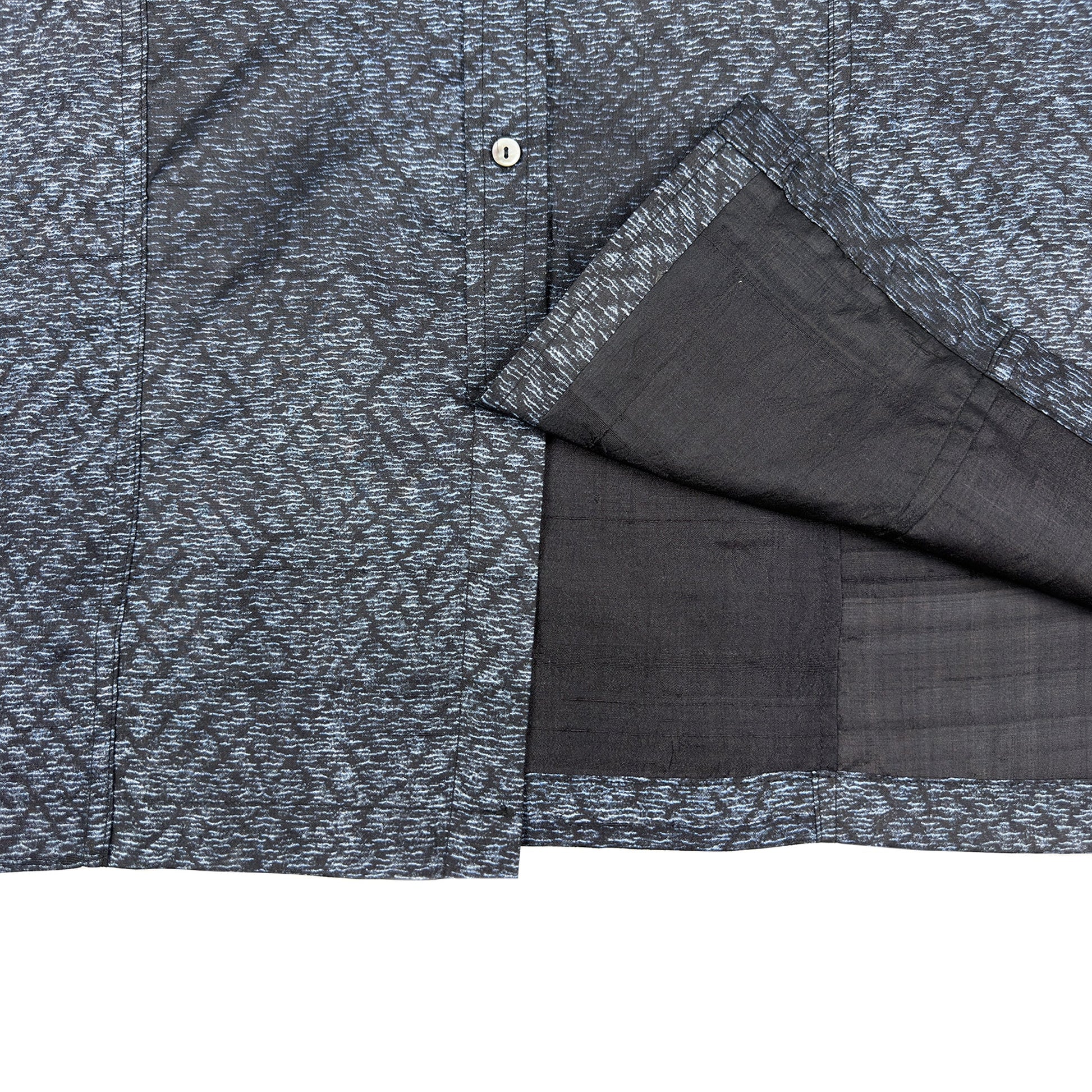 着物長袖シャツ メンズ L LSVN-L96-5