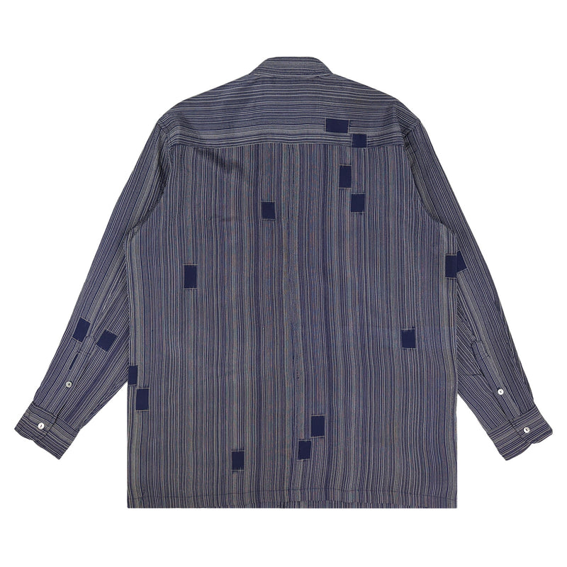 着物長袖シャツ メンズ L LSVN-L97-zoom-