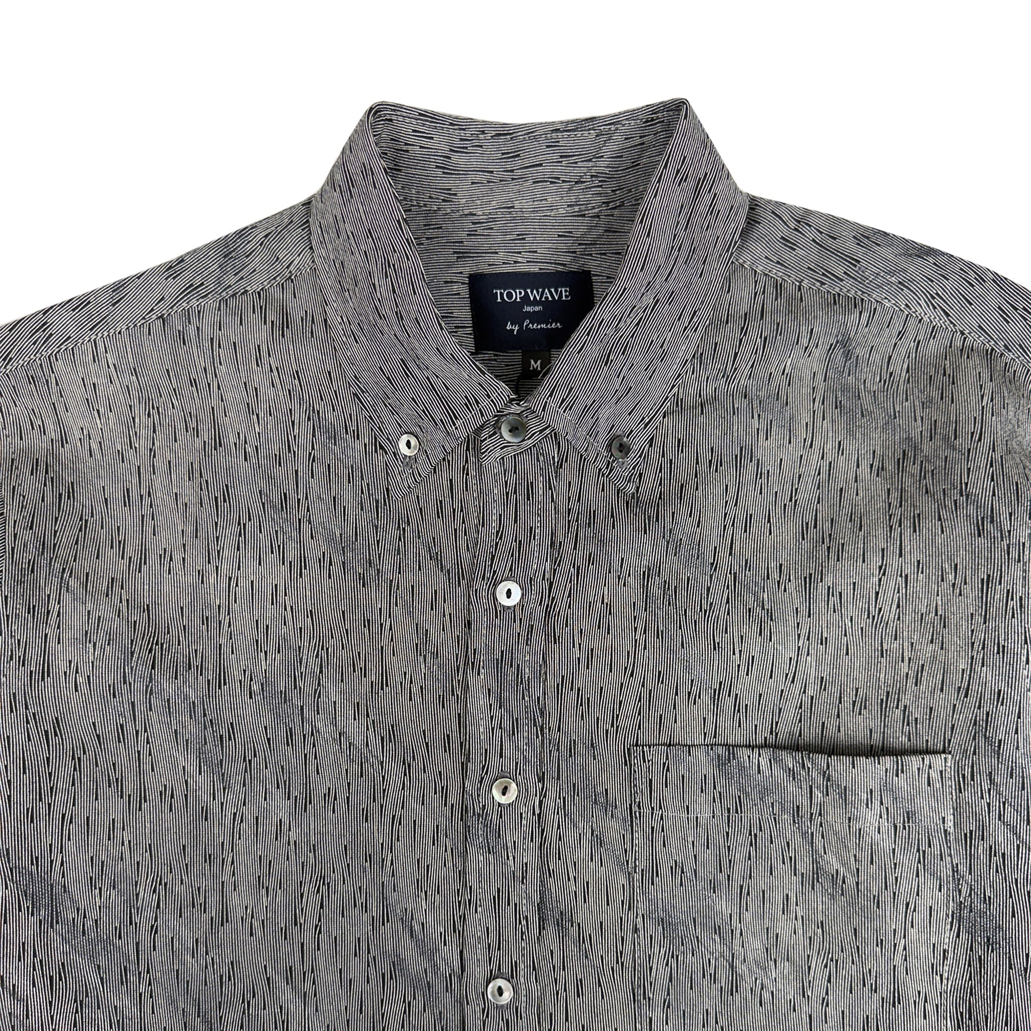 着物長袖シャツ メンズ M LSVN-M04-zoom-3