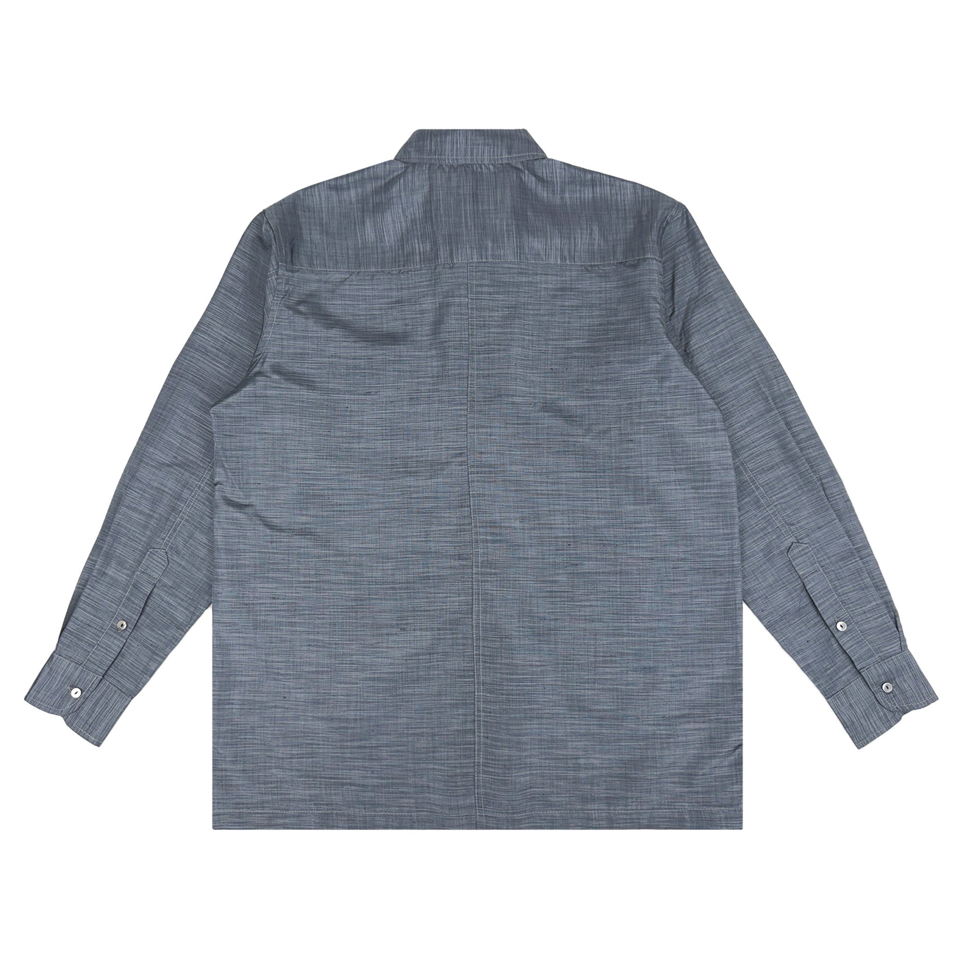 着物長袖シャツ メンズ M LSVN-M06-2