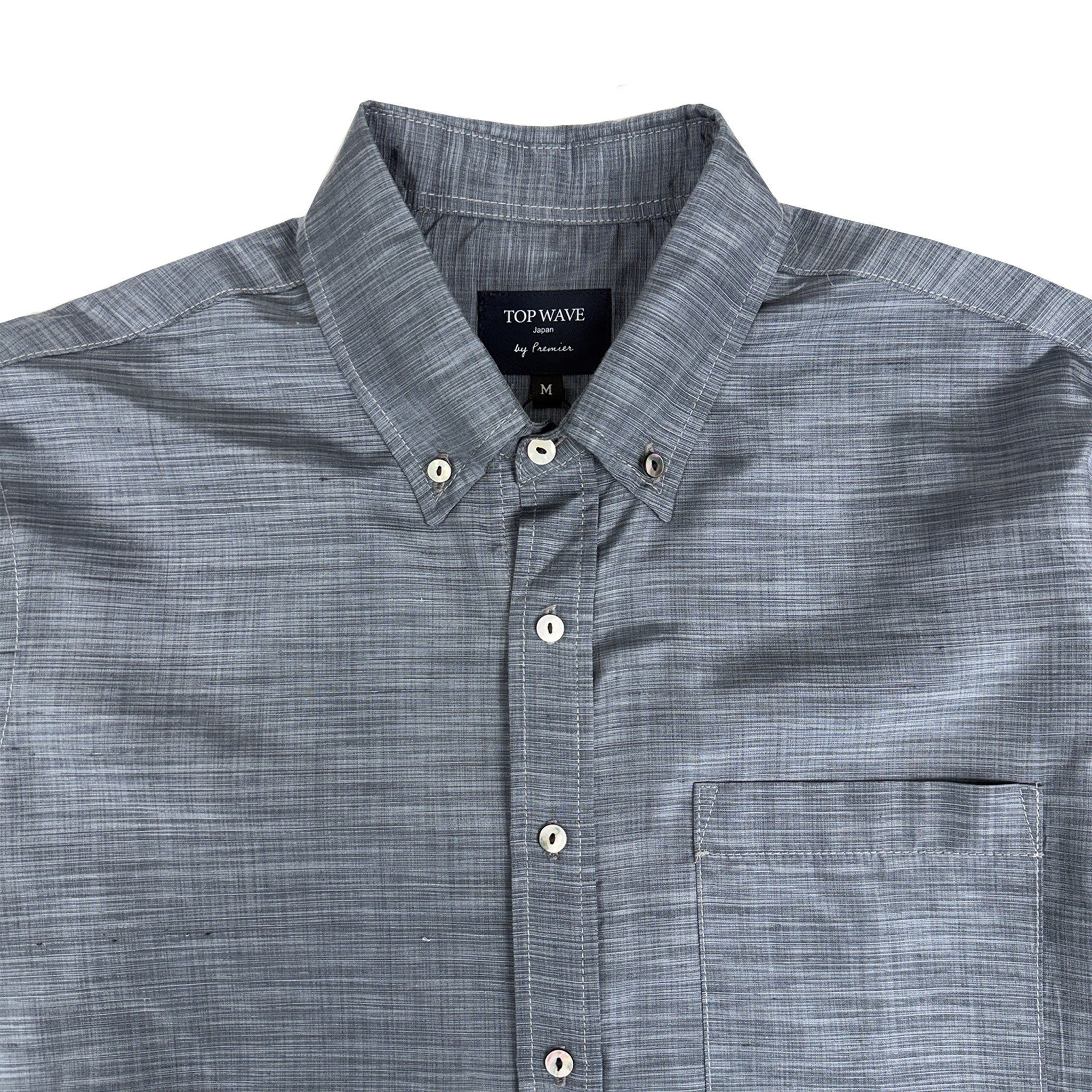 着物長袖シャツ メンズ M LSVN-M06-zoom-3