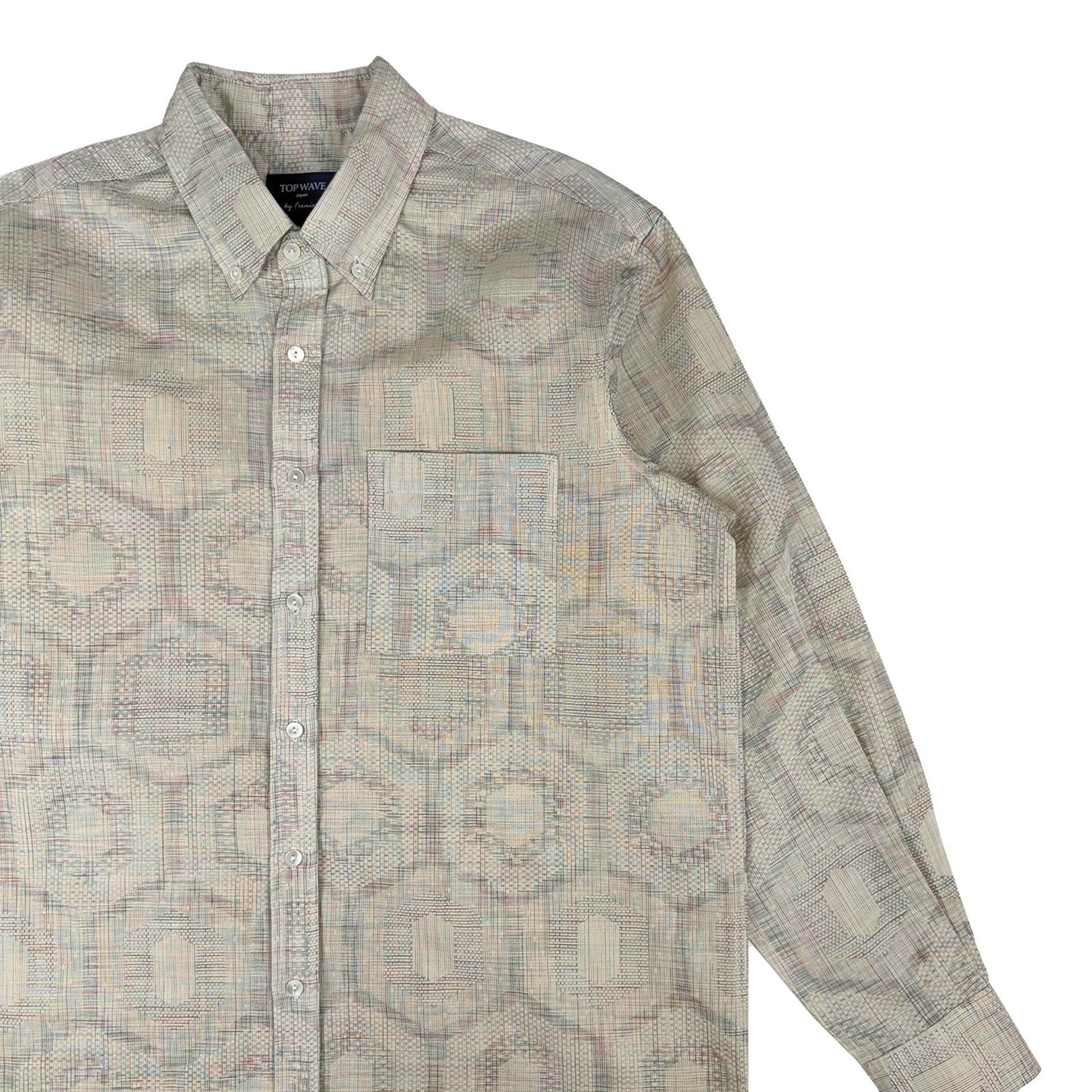 Camisa de kimono de manga larga, talla M [LSVN-M10]-4