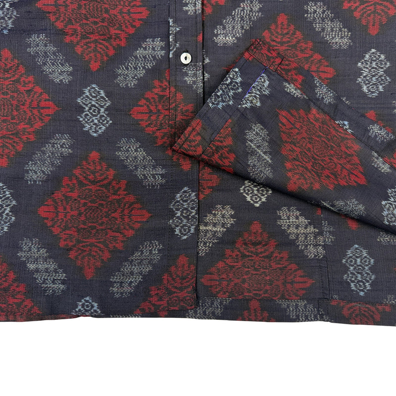 着物長袖シャツ メンズ M LSVN-M101-zoom-