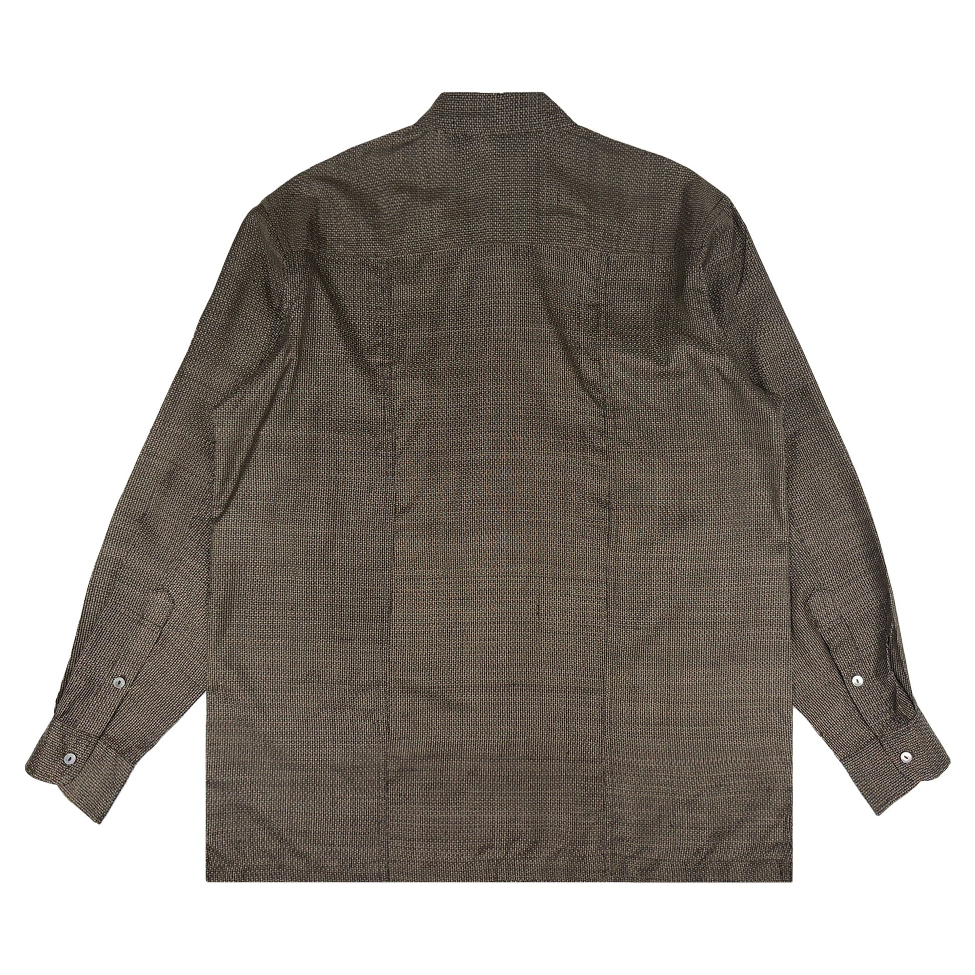 着物長袖シャツ メンズ M LSVN-M103-2