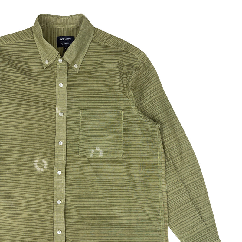 着物長袖シャツ メンズ M LSVN-M104-zoom-