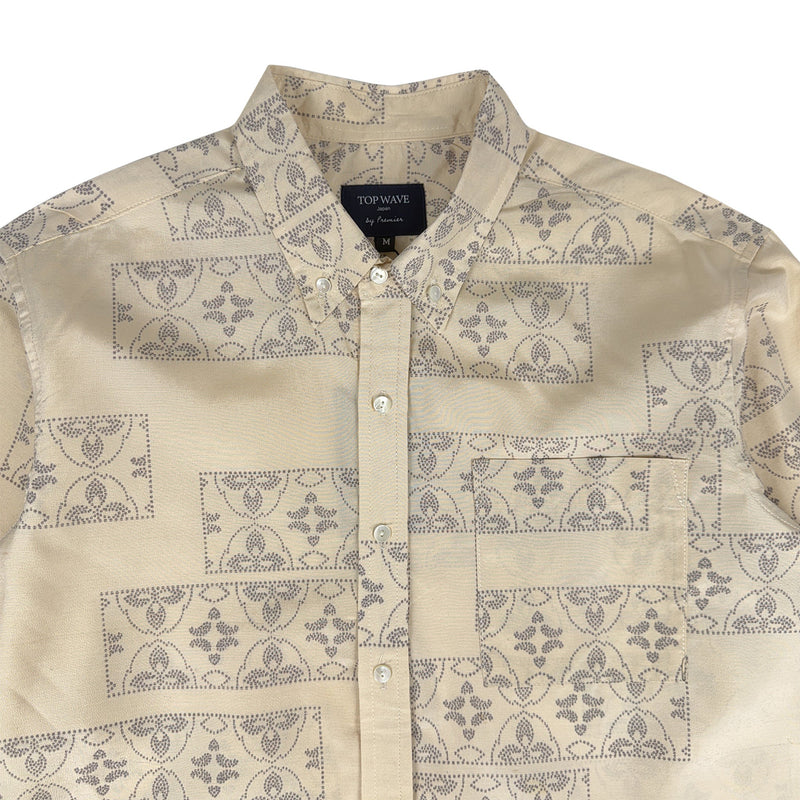 着物長袖シャツ メンズ M LSVN-M105-zoom-