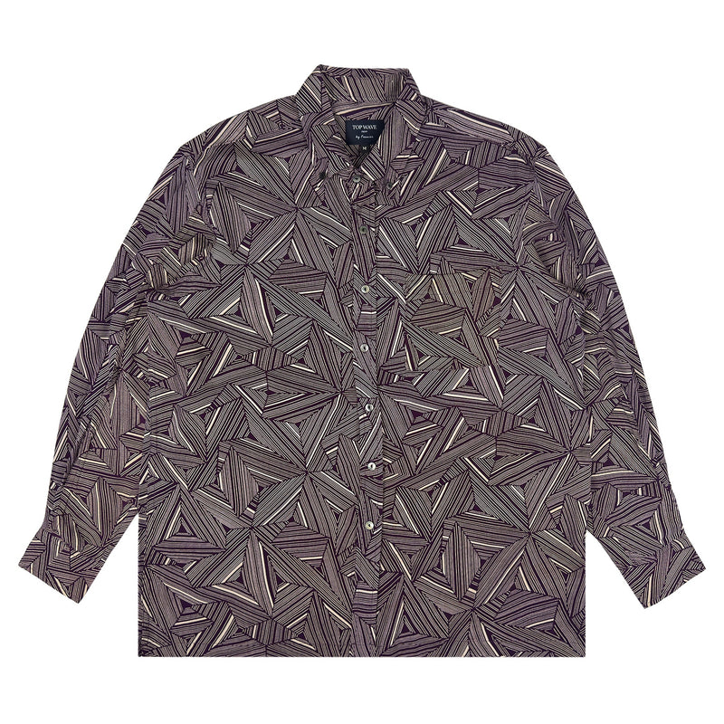 着物長袖シャツ メンズ M LSVN-M106-zoom-