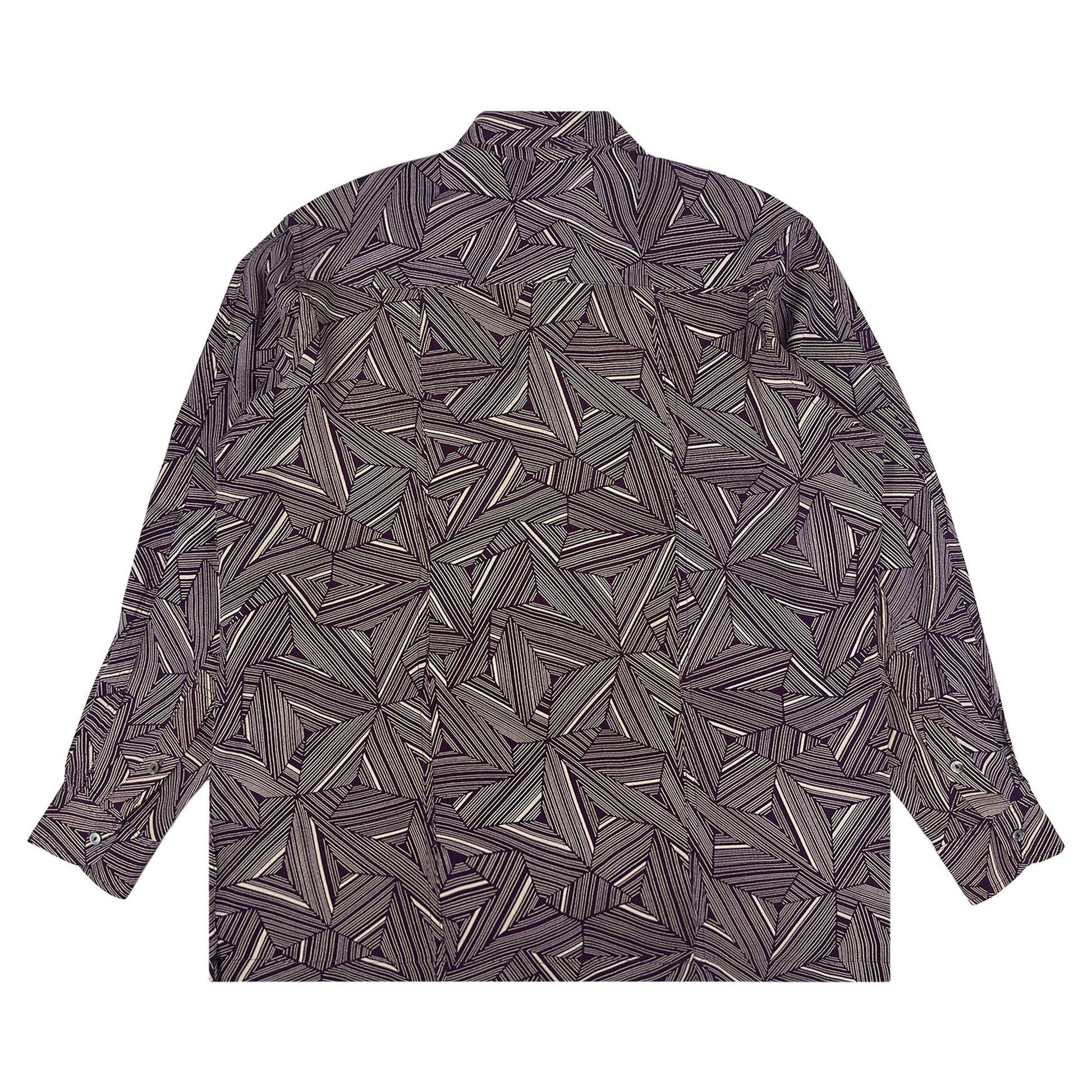 着物長袖シャツ メンズ M LSVN-M106-2