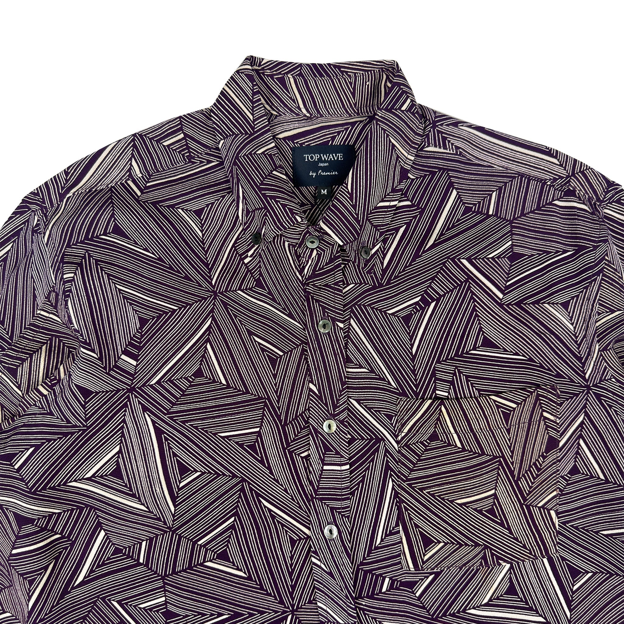 着物長袖シャツ メンズ M LSVN-M106-zoom-3